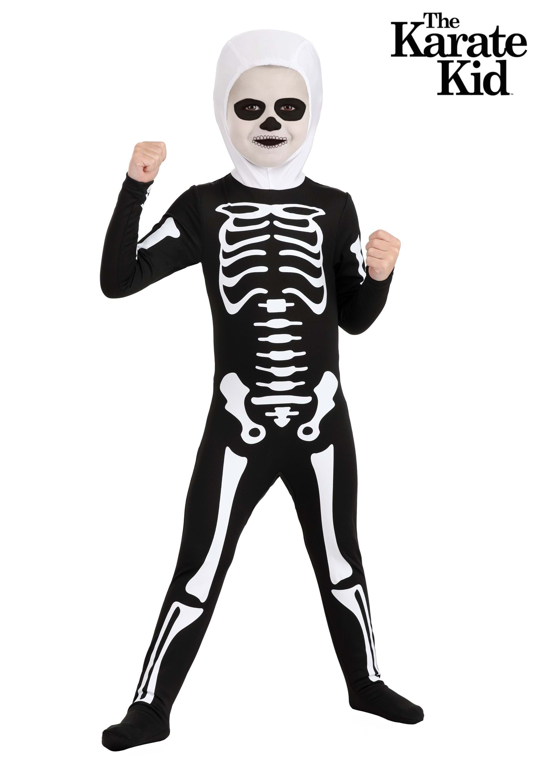 Karate Kid Skeleton Suit Costume