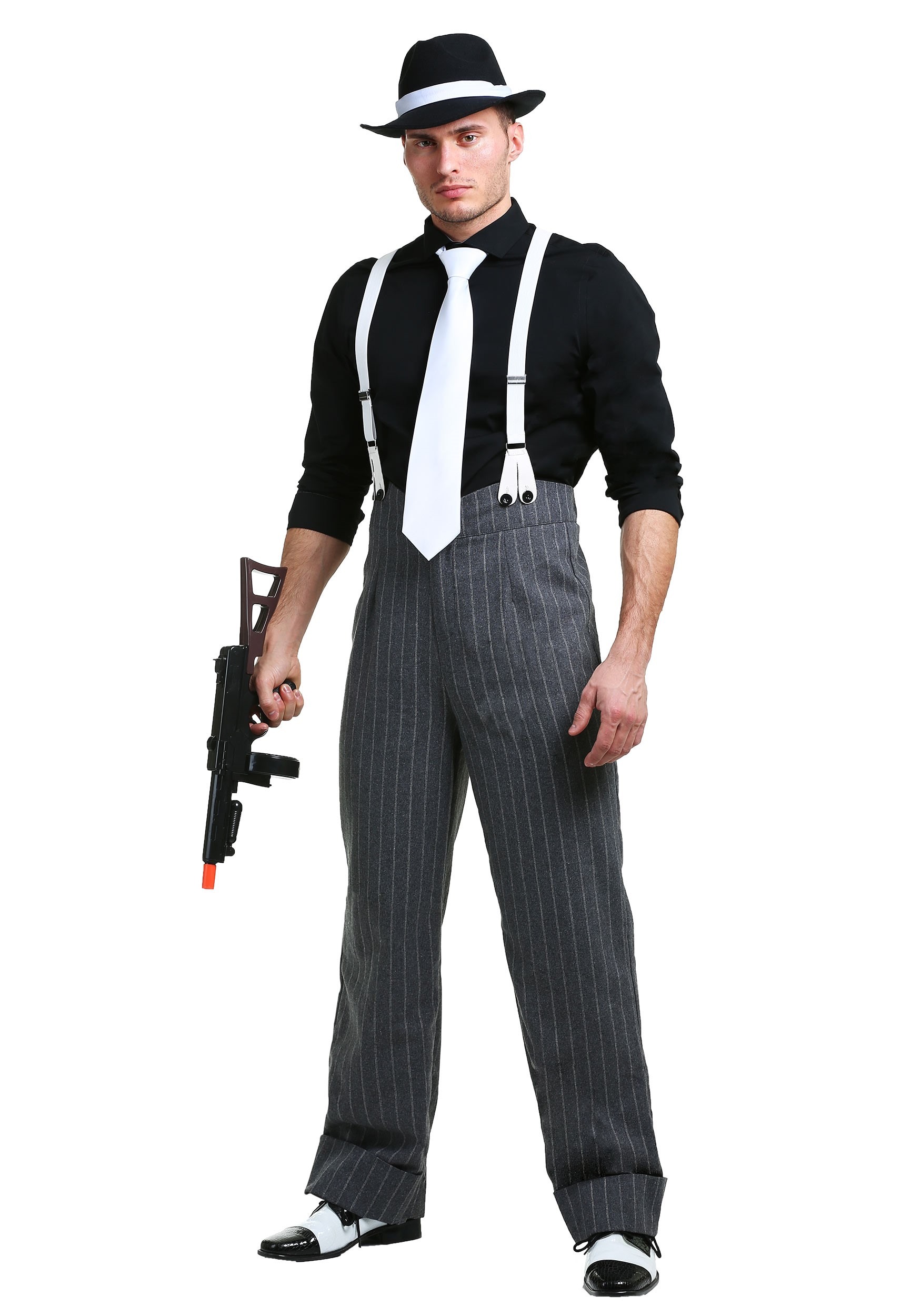 Plus Size Mafia Underboss Costume for Men