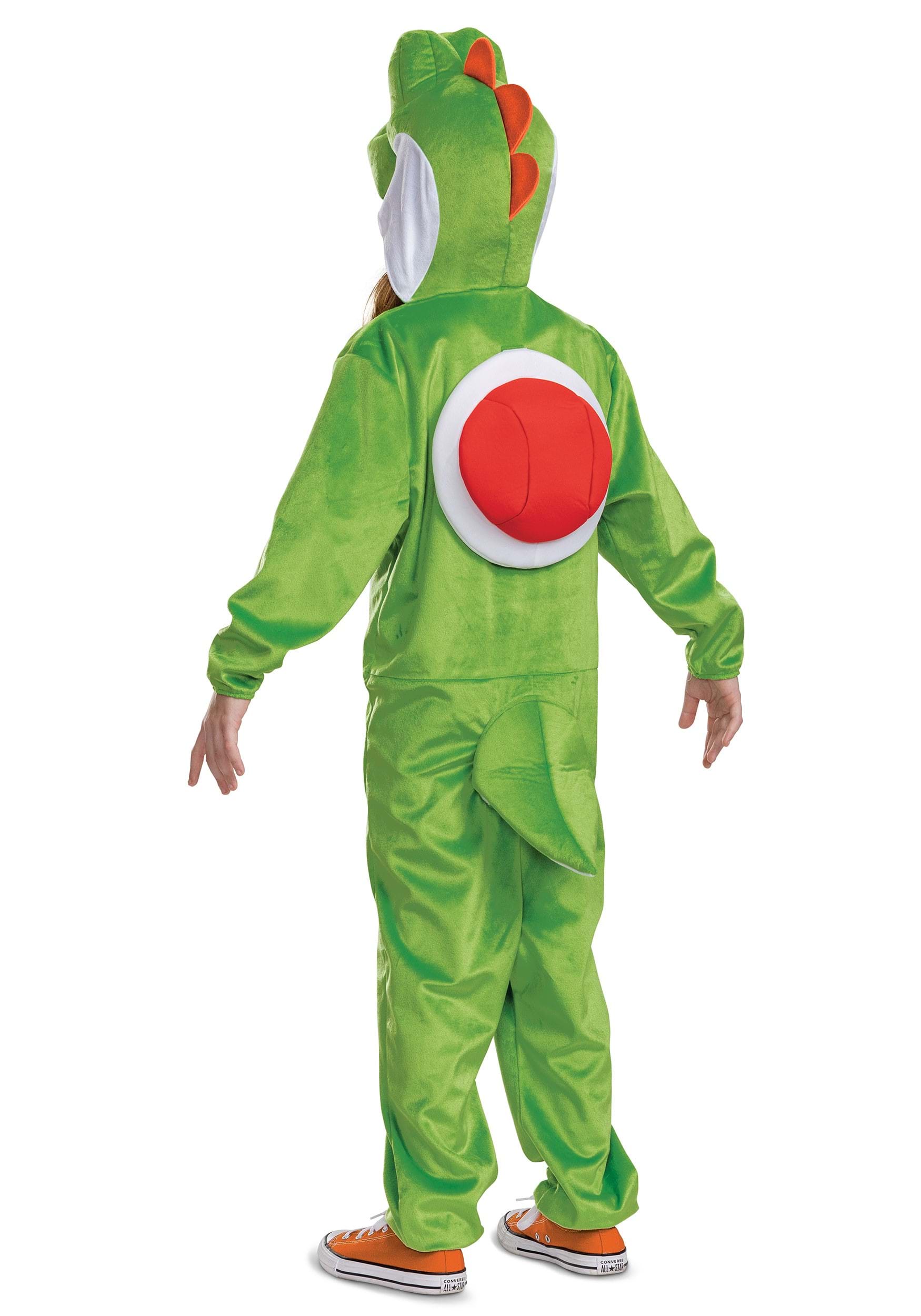 Super Mario Bros Child Yoshi Hooded Jumpsuit Onesie for Kids