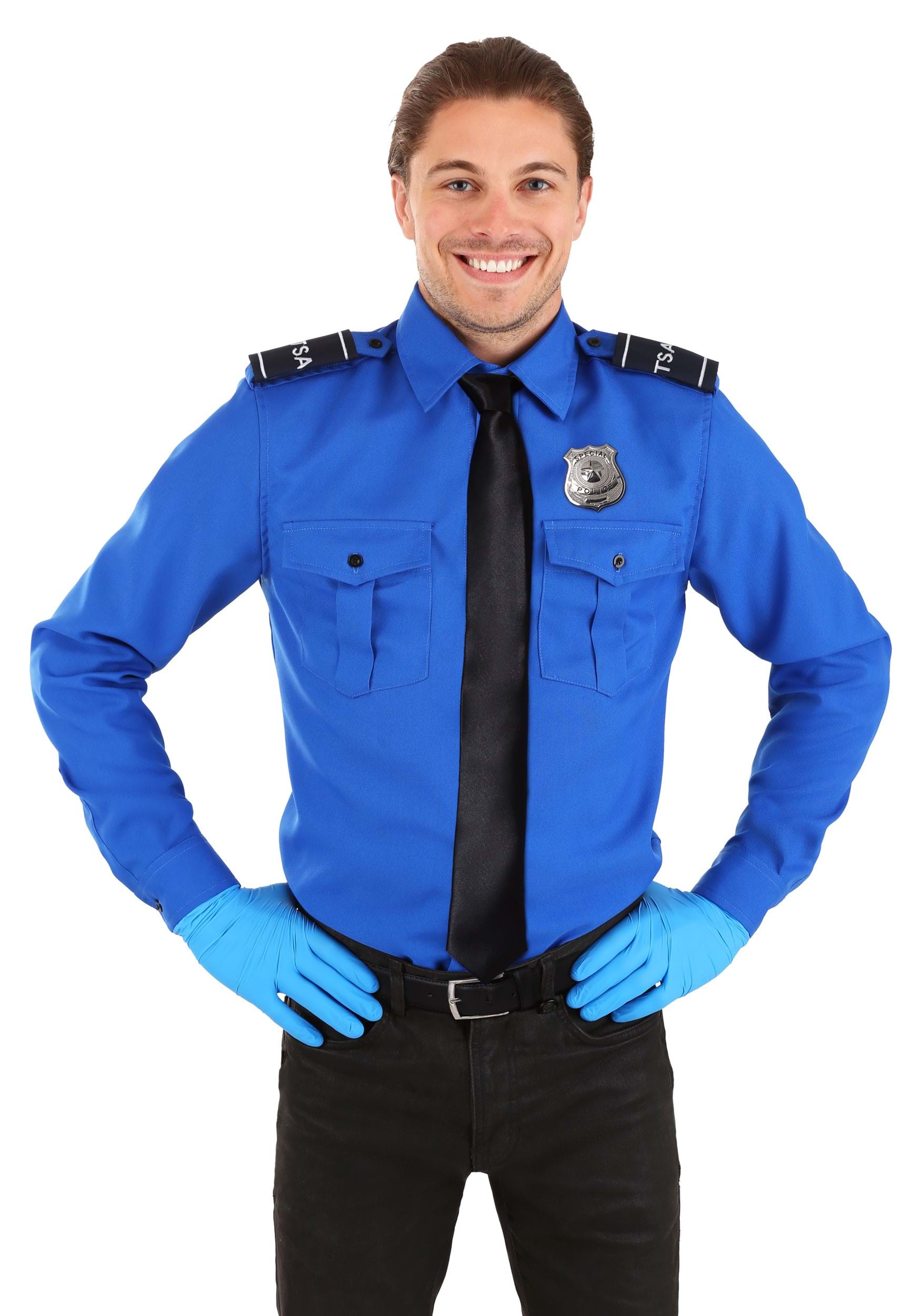 TSA Agent Costume Shirt for Adults