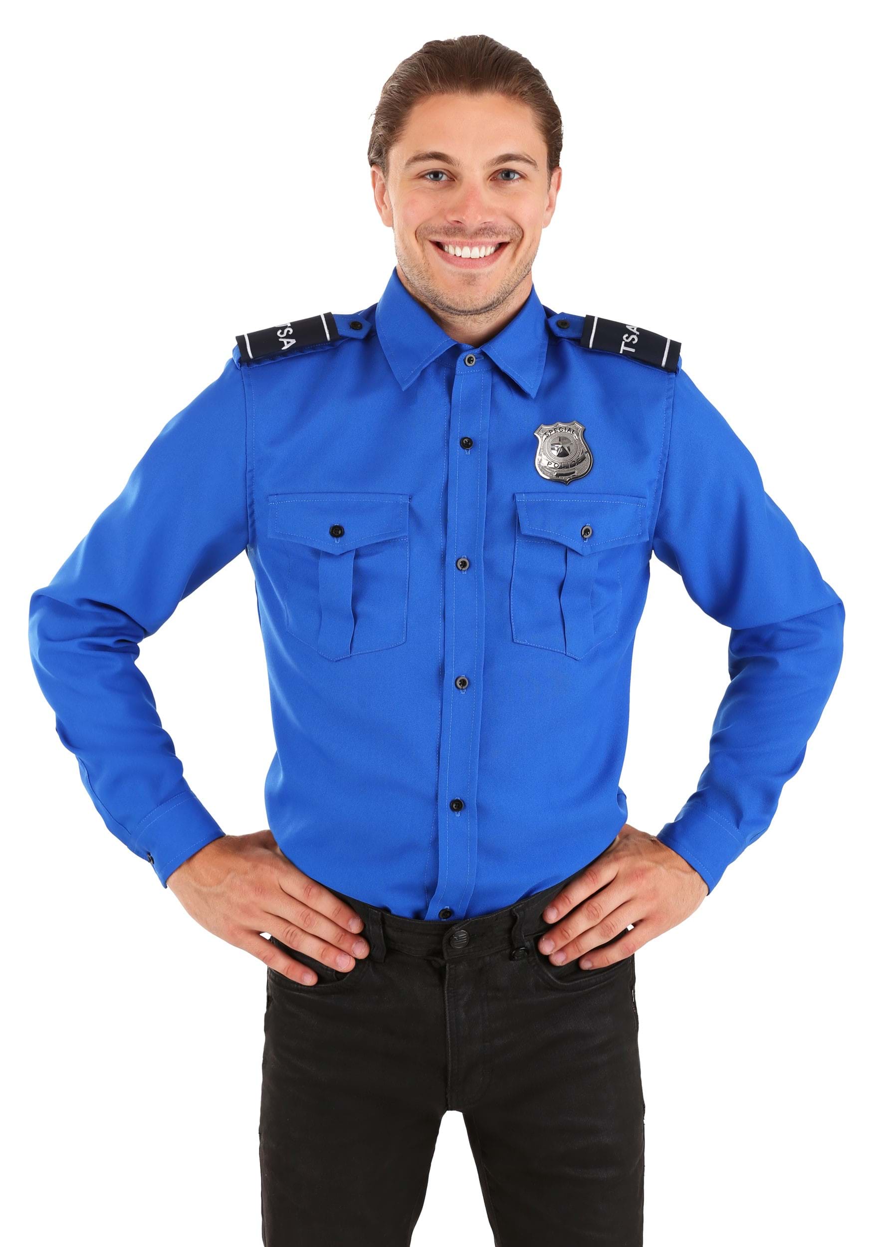 TSA Agent Costume Shirt for Adults