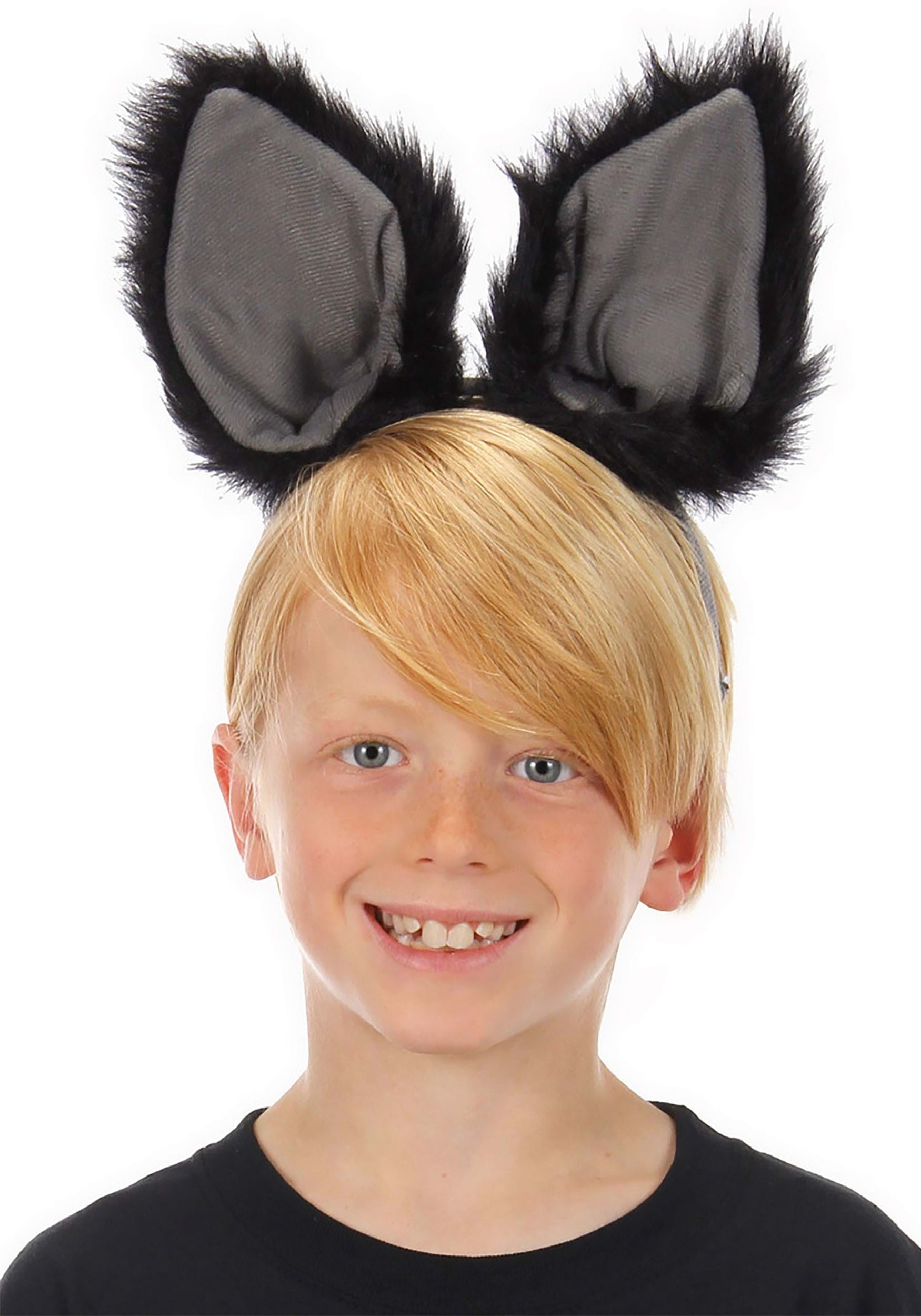 Deluxe Black Cat Ears Headband