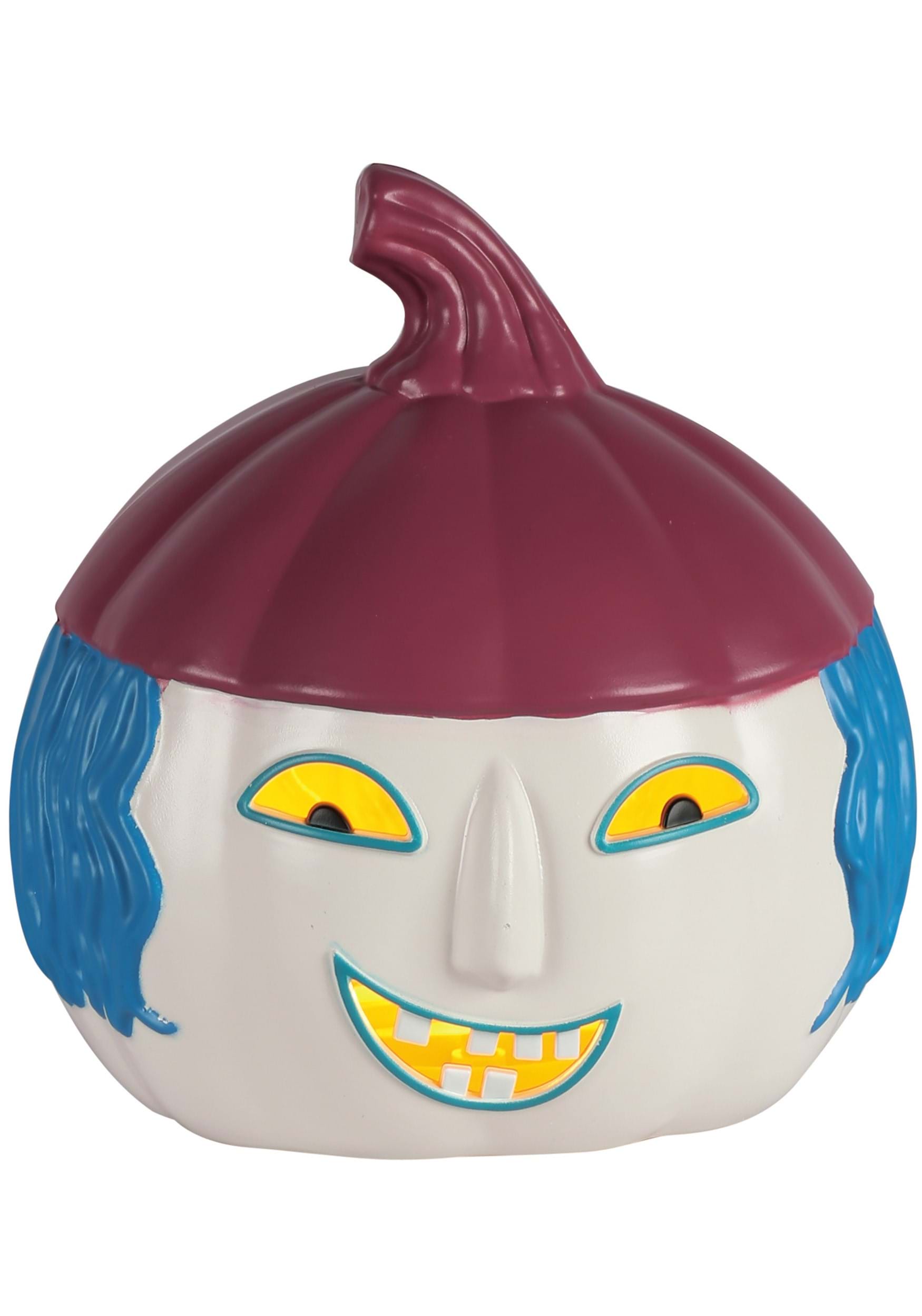 6-Inch Nightmare Before Christmas Light Up Shock Pumpkin Decoration 4 6-Inch Nightmare Before Christmas Light Up Shock Pumpkin Decoration
