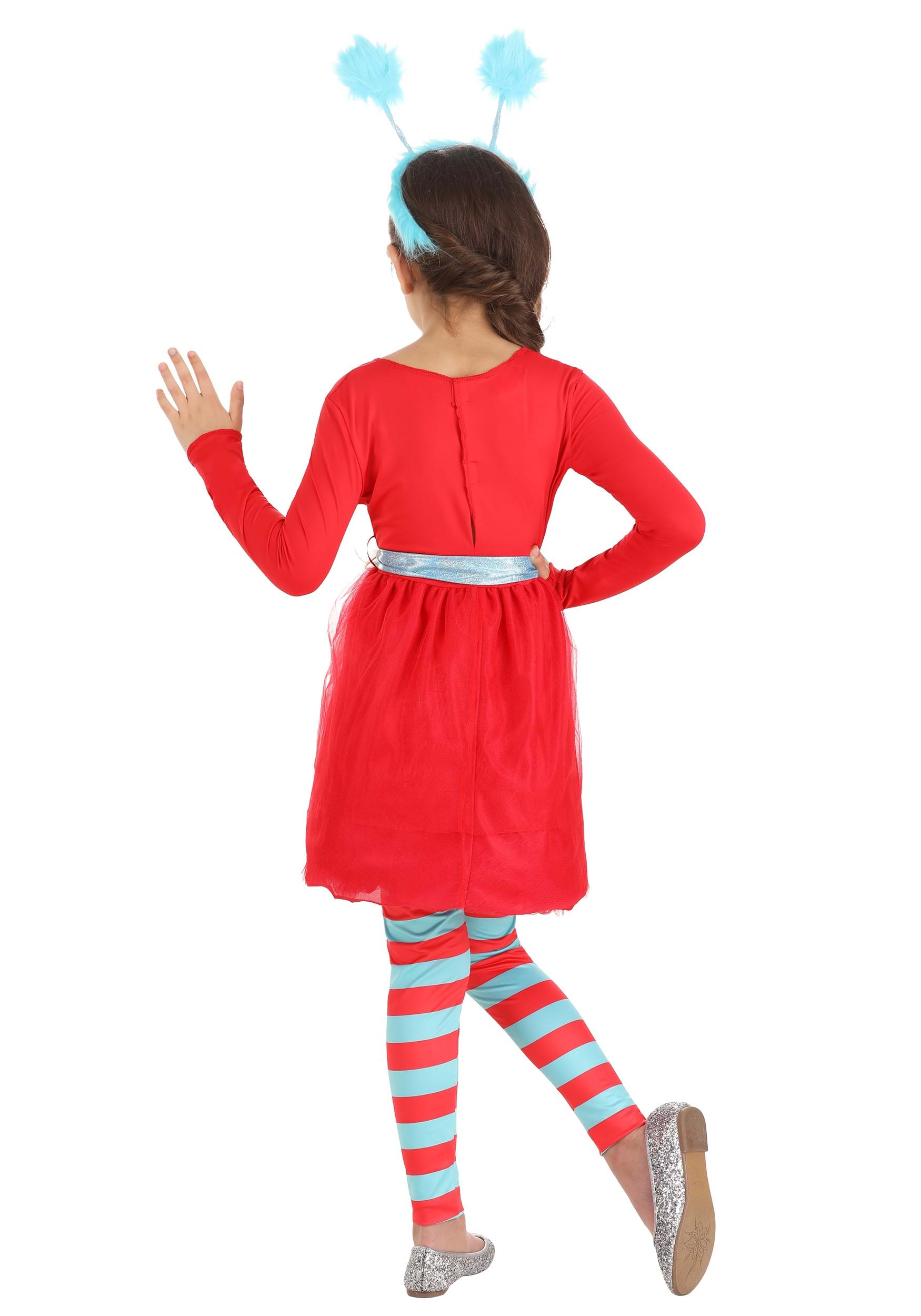 Girl's Dr. Seuss Thing 1 & 2 Costume
