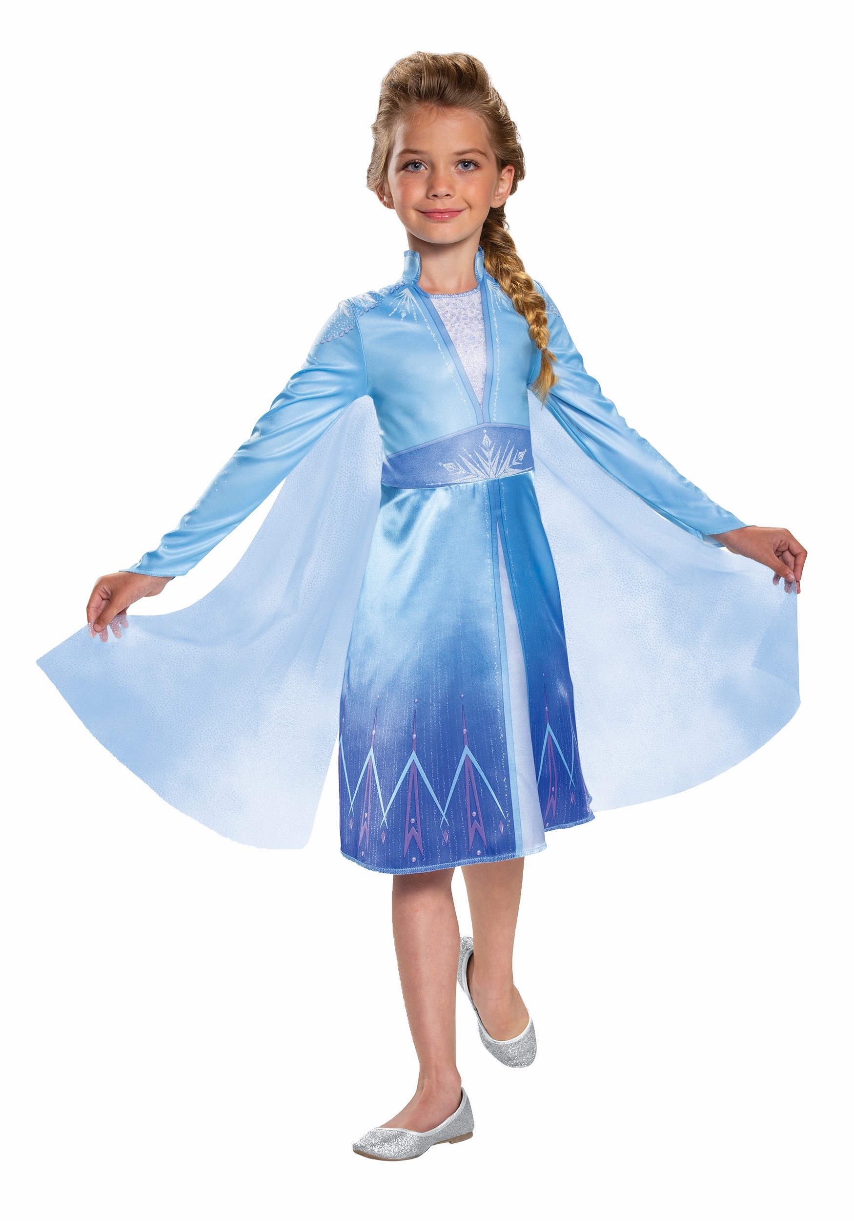 Frozen 2 Girls Elsa Classic Costume