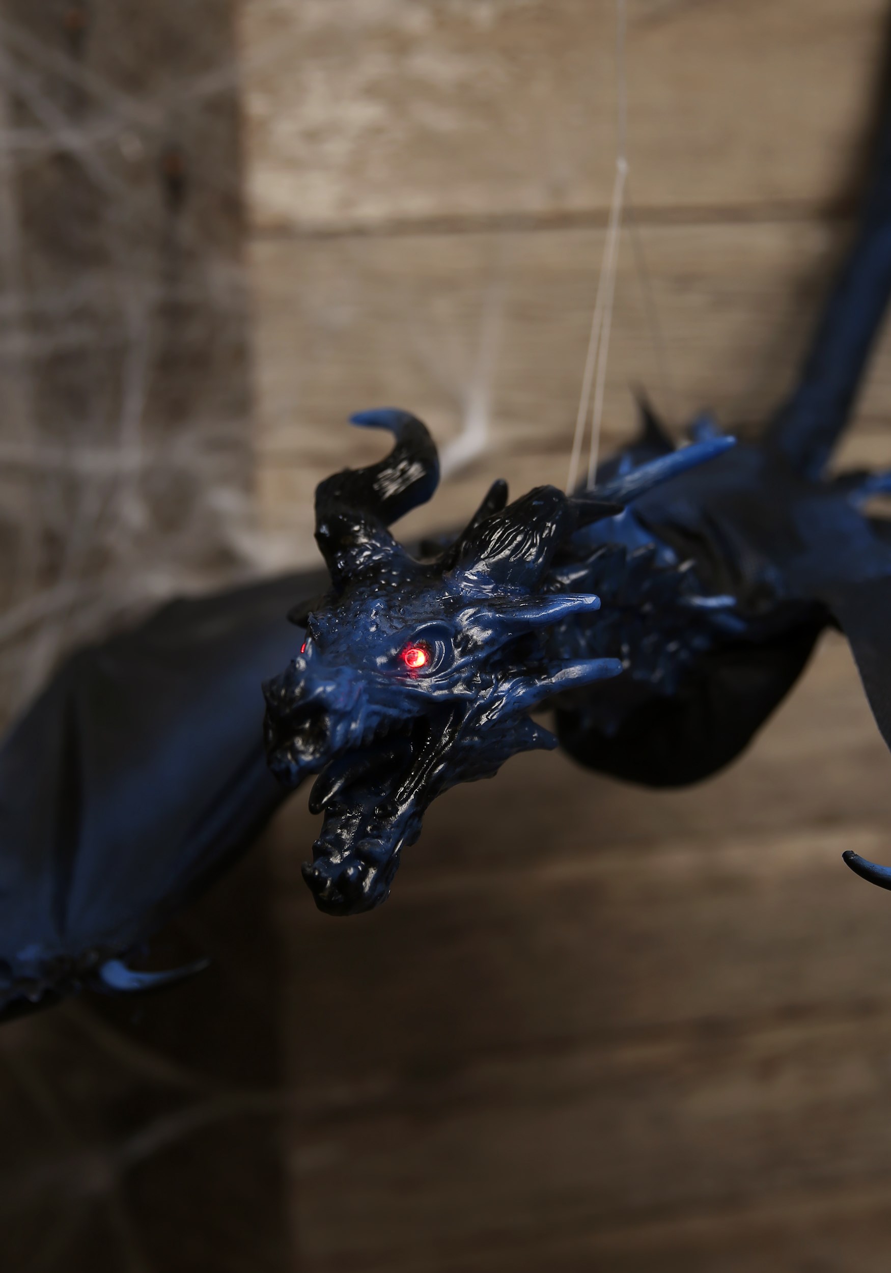 54-Inch Light Up Flying Dragon Animated Decoration