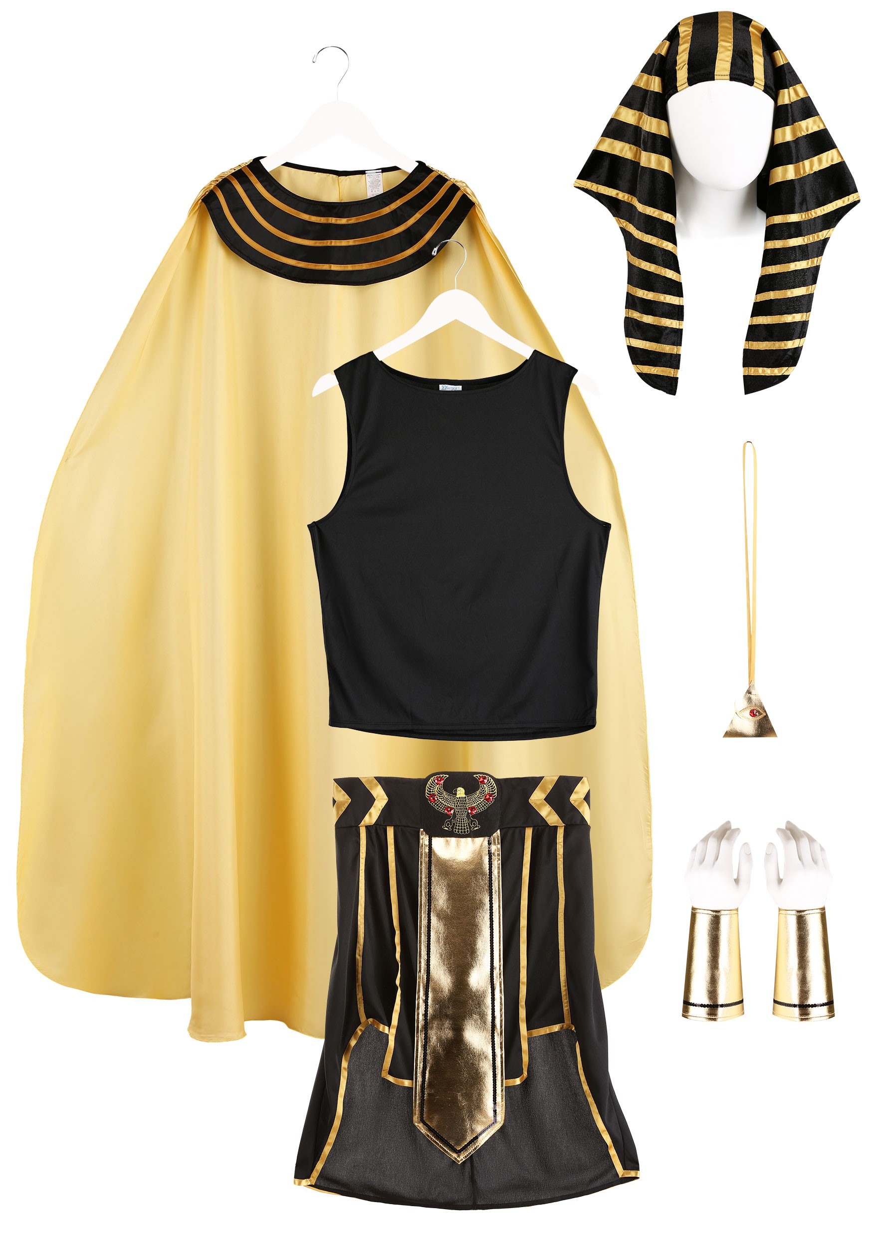 Men's Plus Size King of Egypt Costume