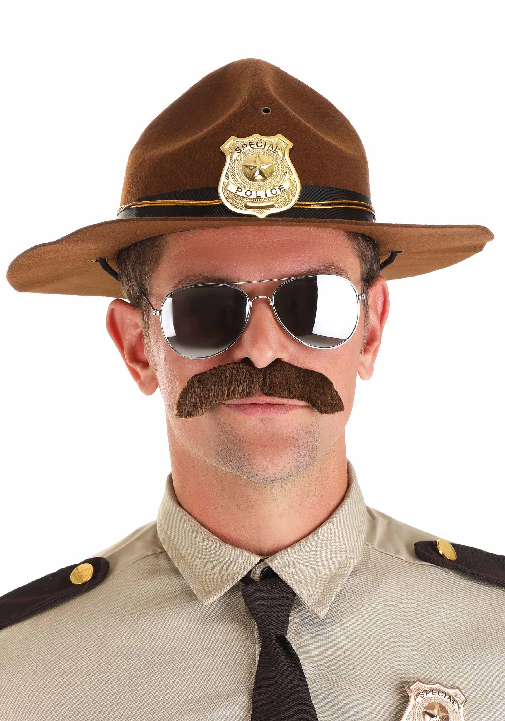 Men's Super Troopers Mustache and Sunglasses Kit 3 Men's Super Troopers Mustache and Sunglasses Kit