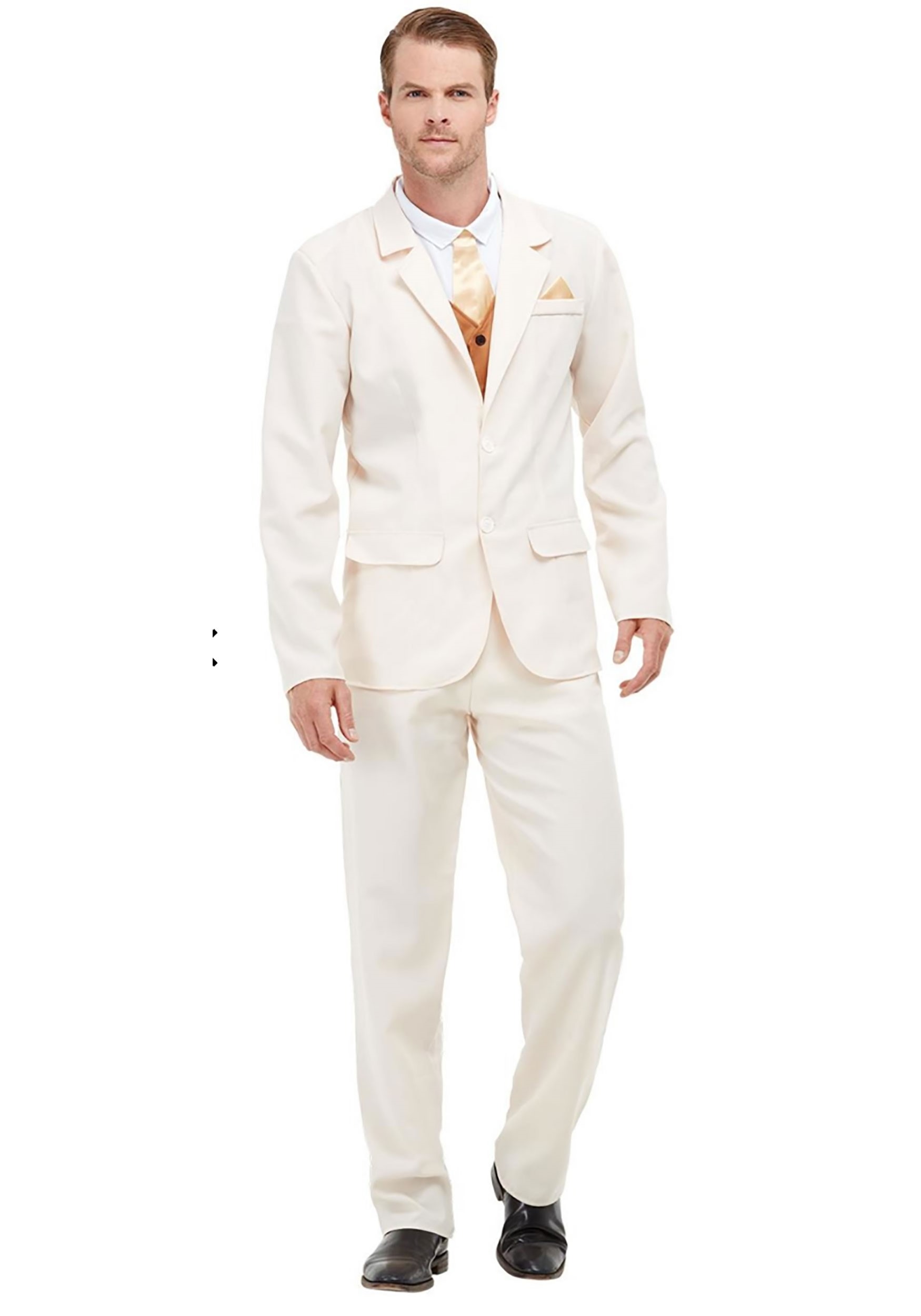 Roaring 20s White Suit Costume for Men