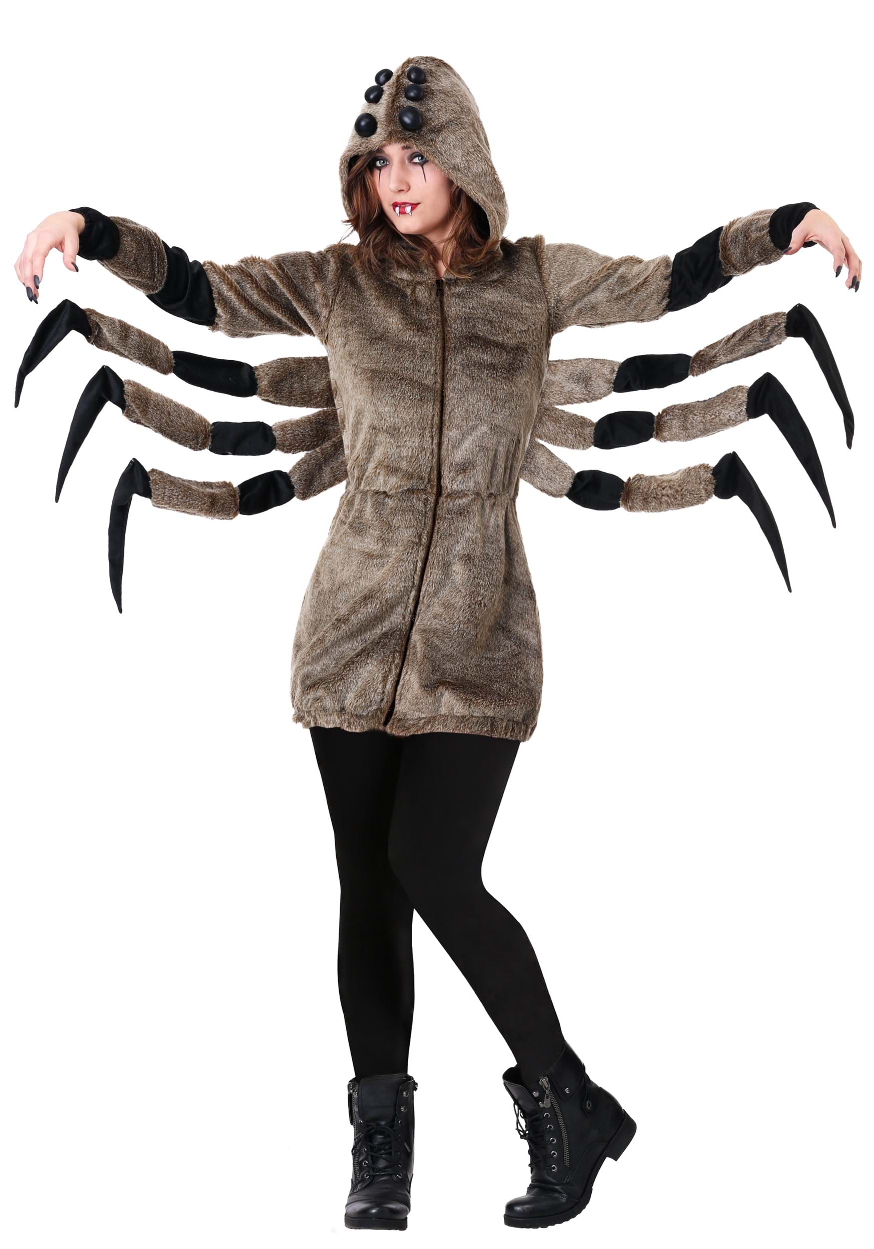 Women's Cozy Tarantula Costume 1 Women's Cozy Tarantula Costume