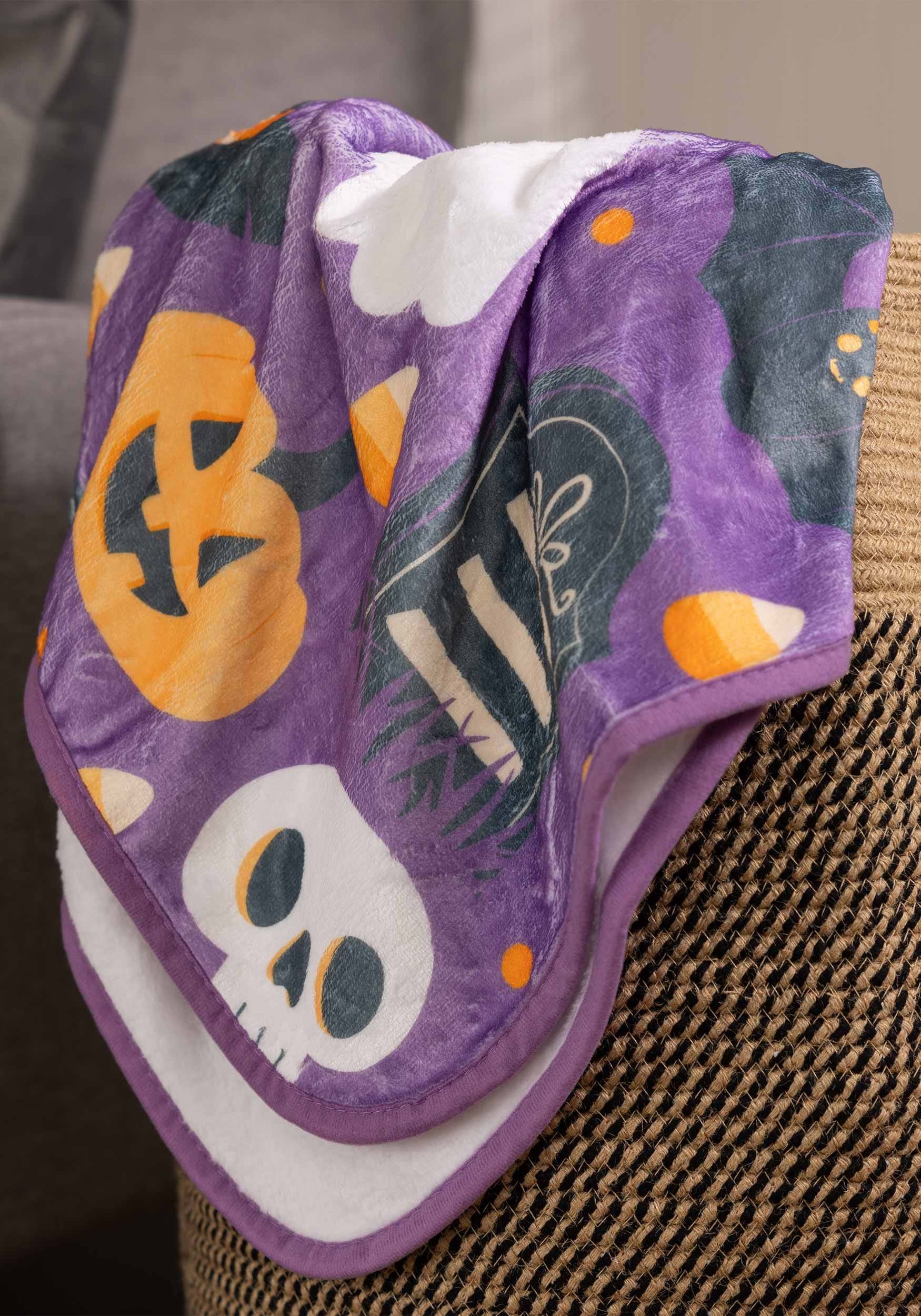 Halloween Mischief Throw Blanket