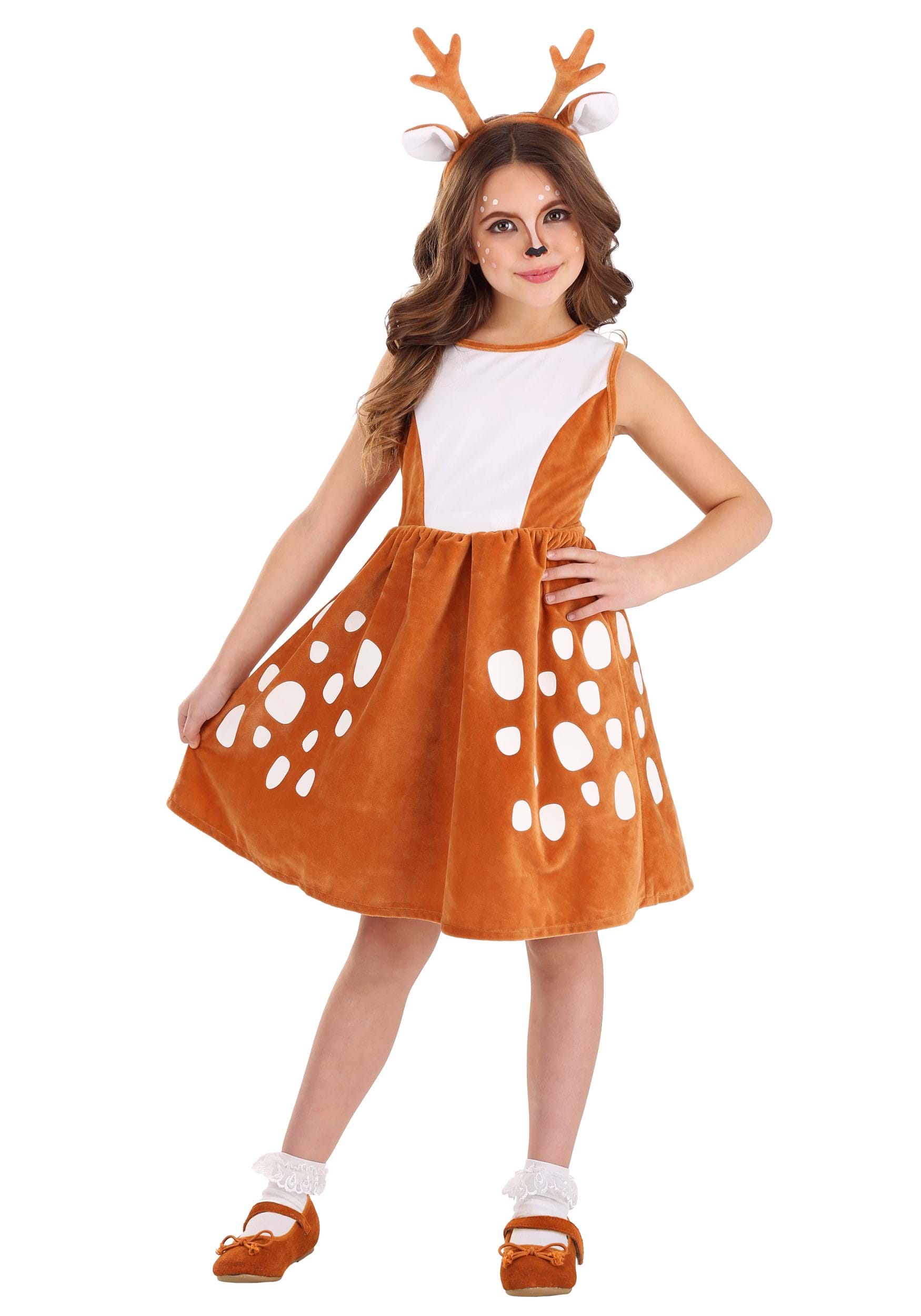 Dazzling Deer Girl's Costume