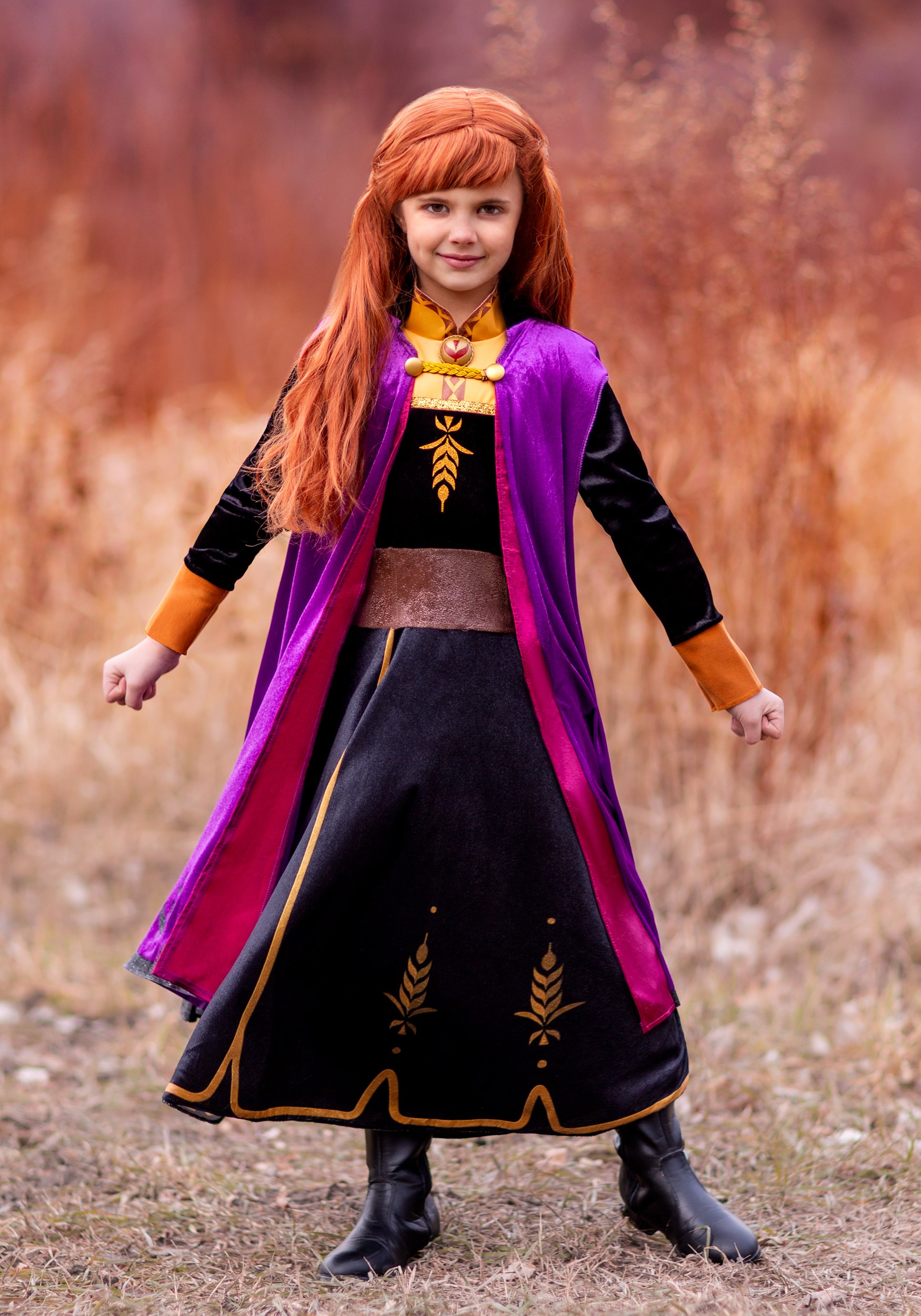 Deluxe Disney Frozen 2 Girls Anna Costume 1 Deluxe Disney Frozen 2 Girls Anna Costume