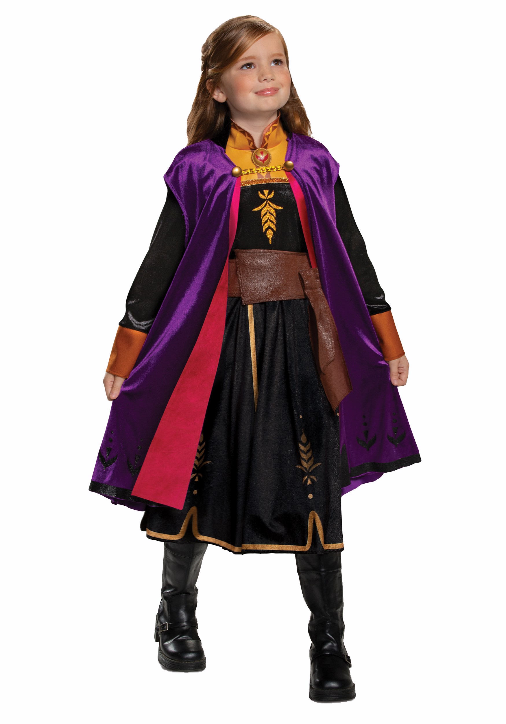 Deluxe Disney Frozen 2 Girls Anna Costume 4 Deluxe Disney Frozen 2 Girls Anna Costume