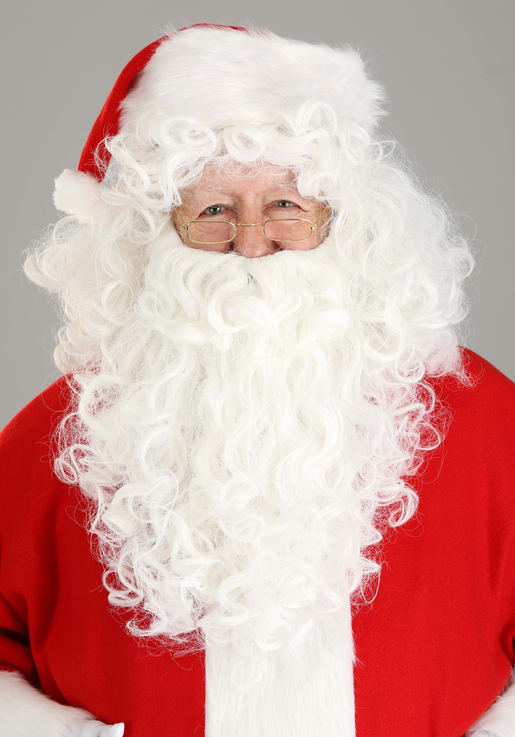 Men's Plus Size Holiday Santa Claus Costume