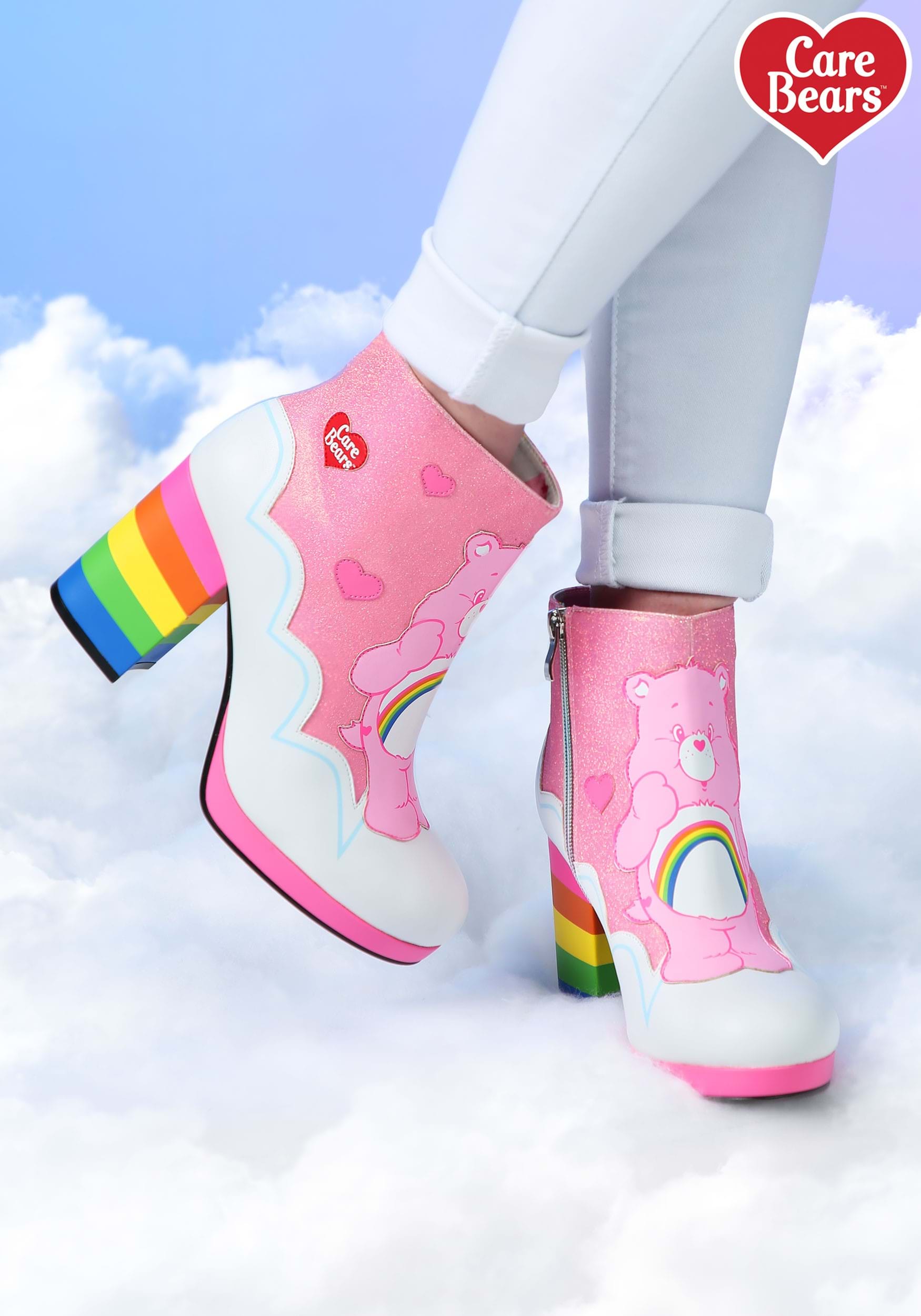 Women's Care Bears Cheer Bear Ankle Boots