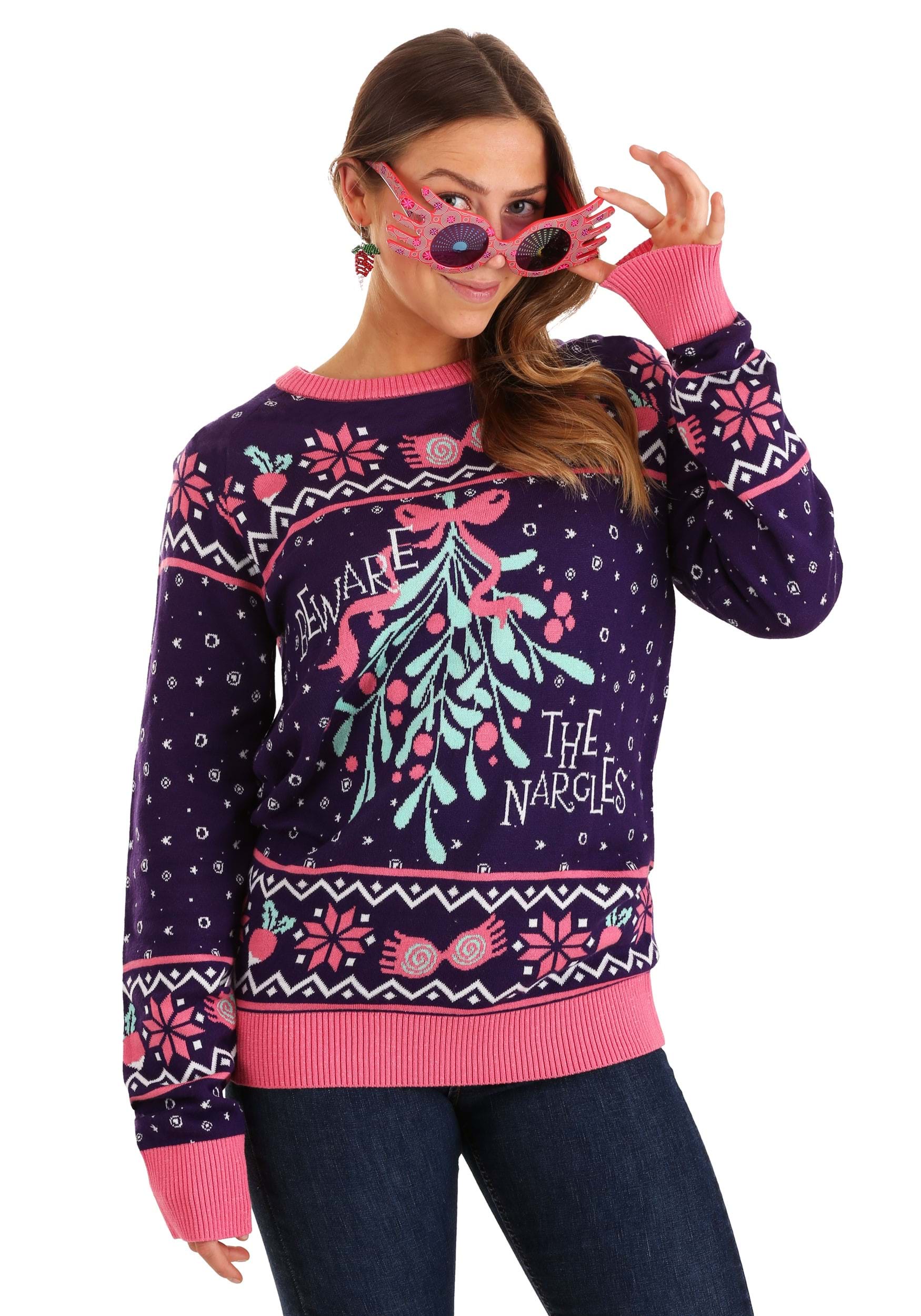 Harry Potter Luna Lovegood Ugly Sweater for Adults 7 Harry Potter Luna Lovegood Ugly Sweater for Adults