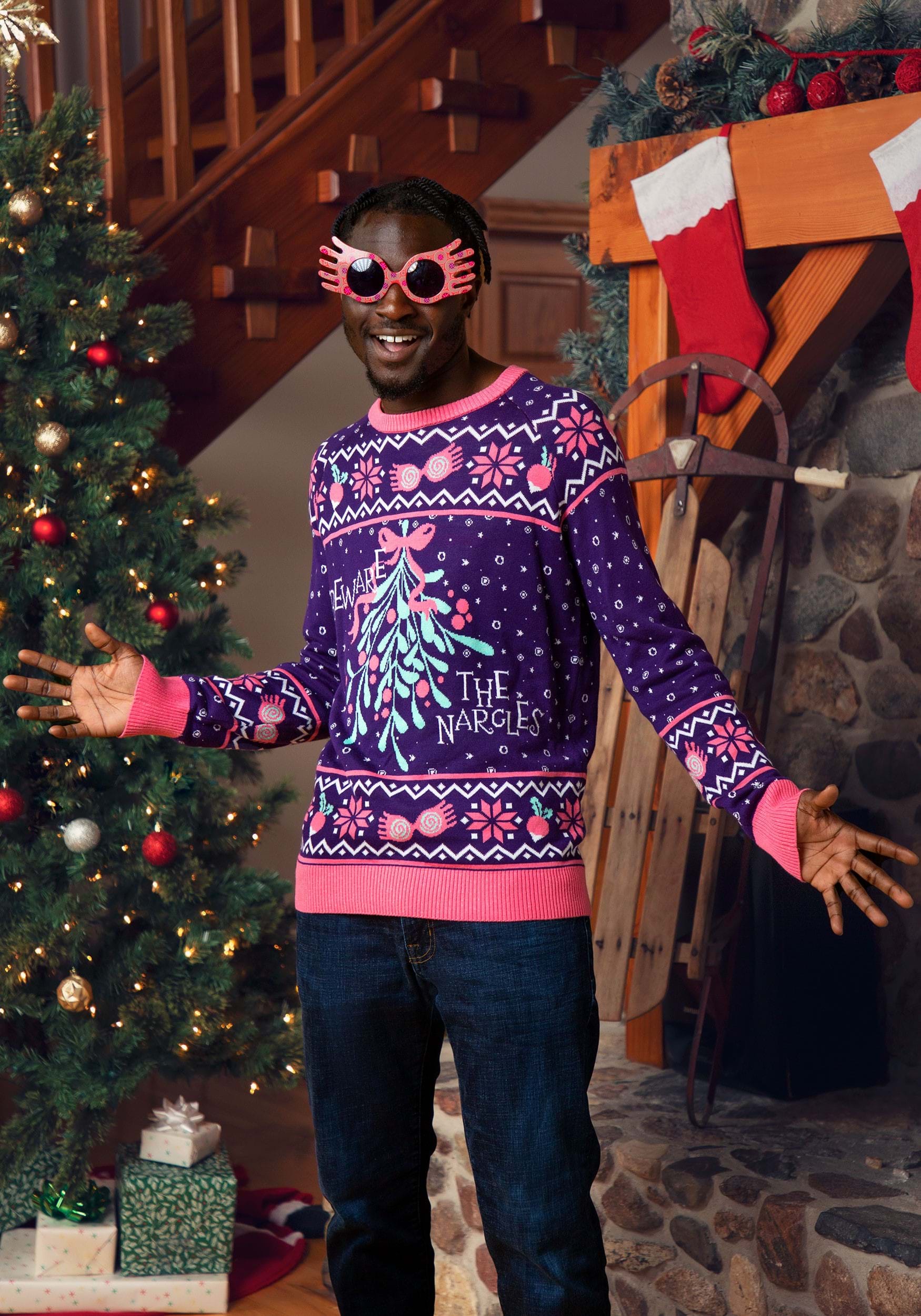 Harry Potter Luna Lovegood Ugly Sweater for Adults 8 Harry Potter Luna Lovegood Ugly Sweater for Adults