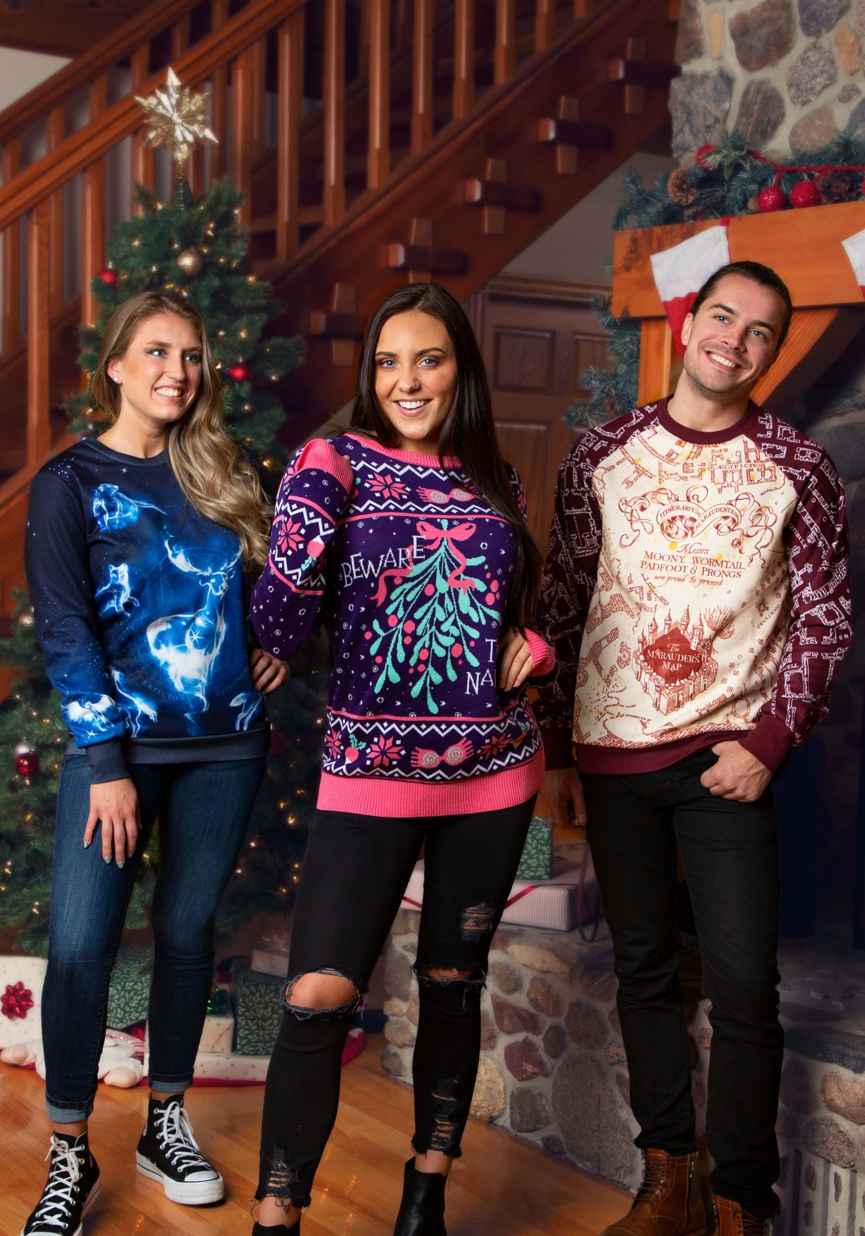 Harry Potter Luna Lovegood Ugly Sweater for Adults 9 Harry Potter Luna Lovegood Ugly Sweater for Adults