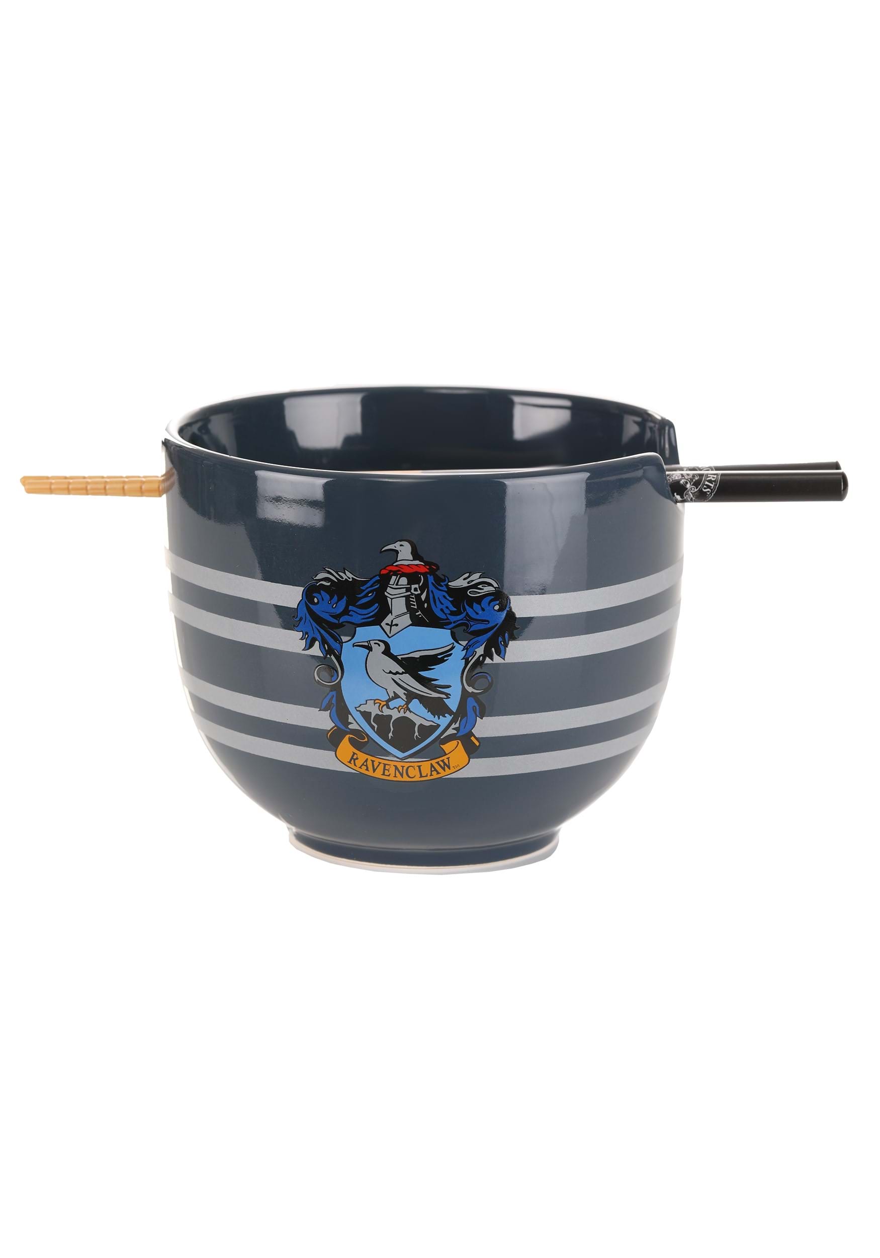 Harry Potter Blue Ravenclaw Ramen Bowl with Chopsticks 3 Harry Potter Blue Ravenclaw Ramen Bowl with Chopsticks