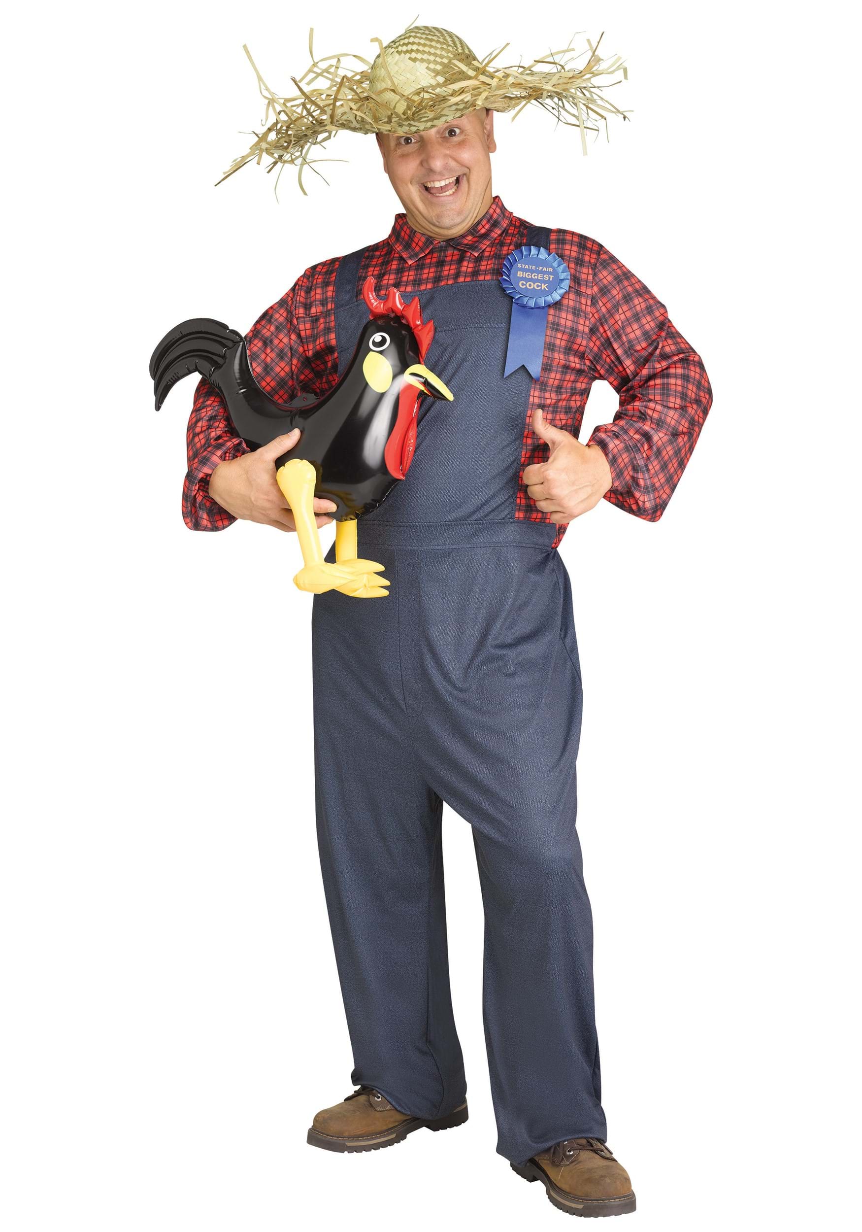 Braggart Farmer Costume for Men