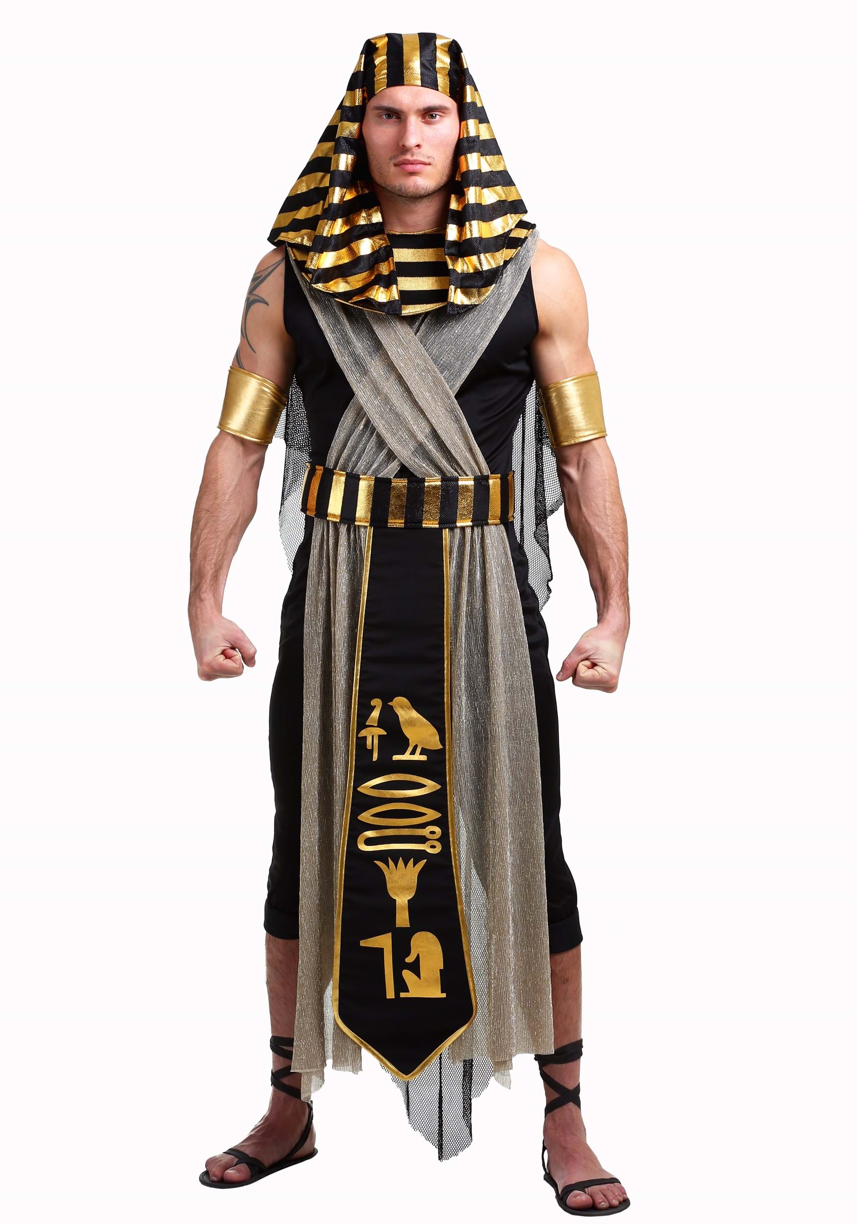 Men's All Powerful Pharaoh Costume