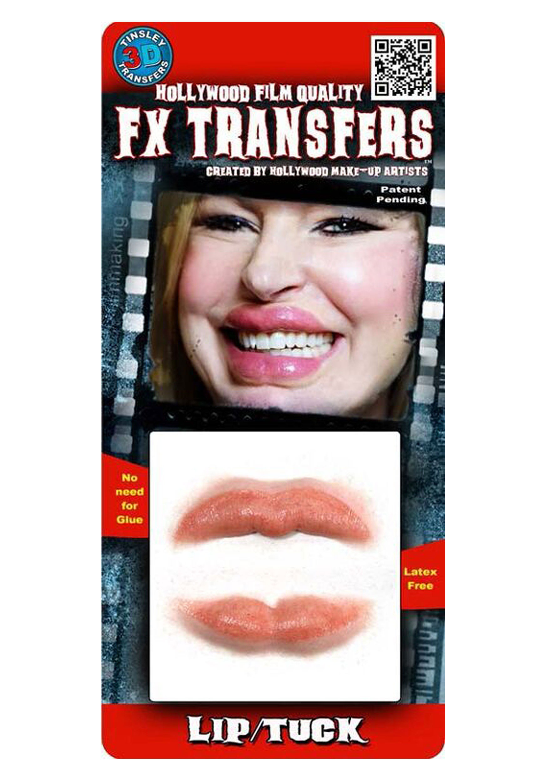 Temporary 3-D Tattoo Lip Tuck Kit