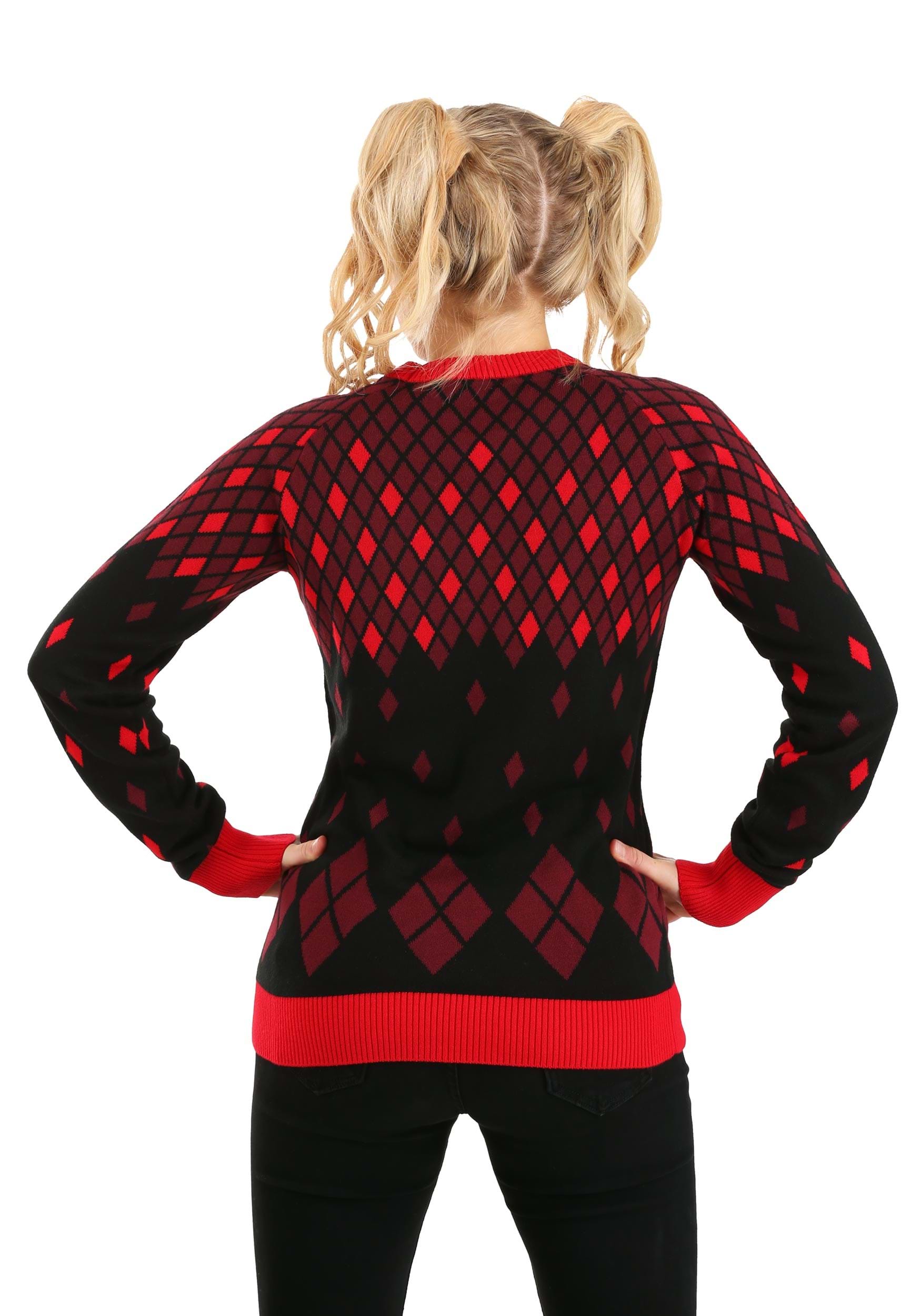Harley Quinn Hammer Time Ugly Sweater for Adults 4 Harley Quinn Hammer Time Ugly Sweater for Adults
