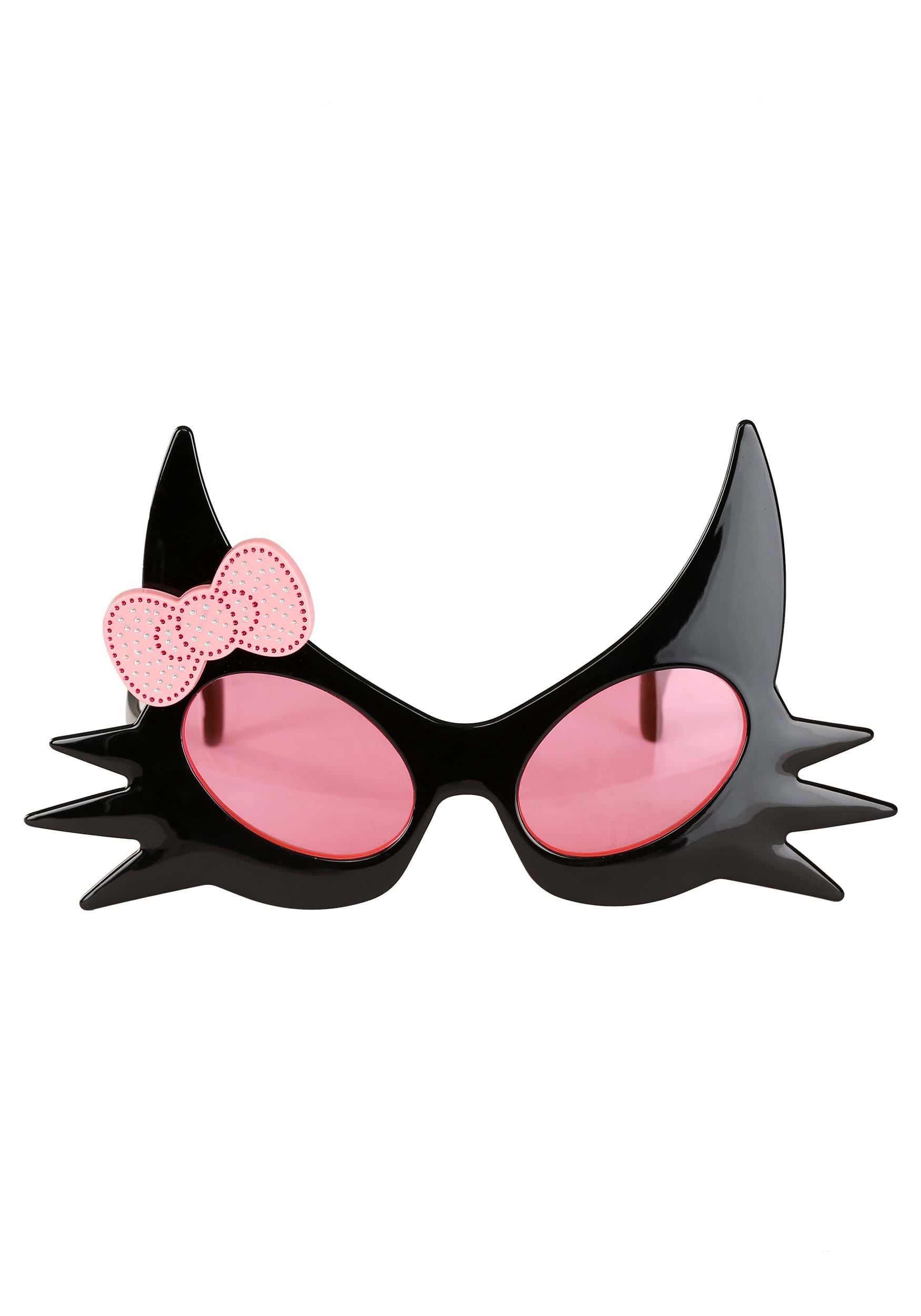Black & Pink Kitty Glasses