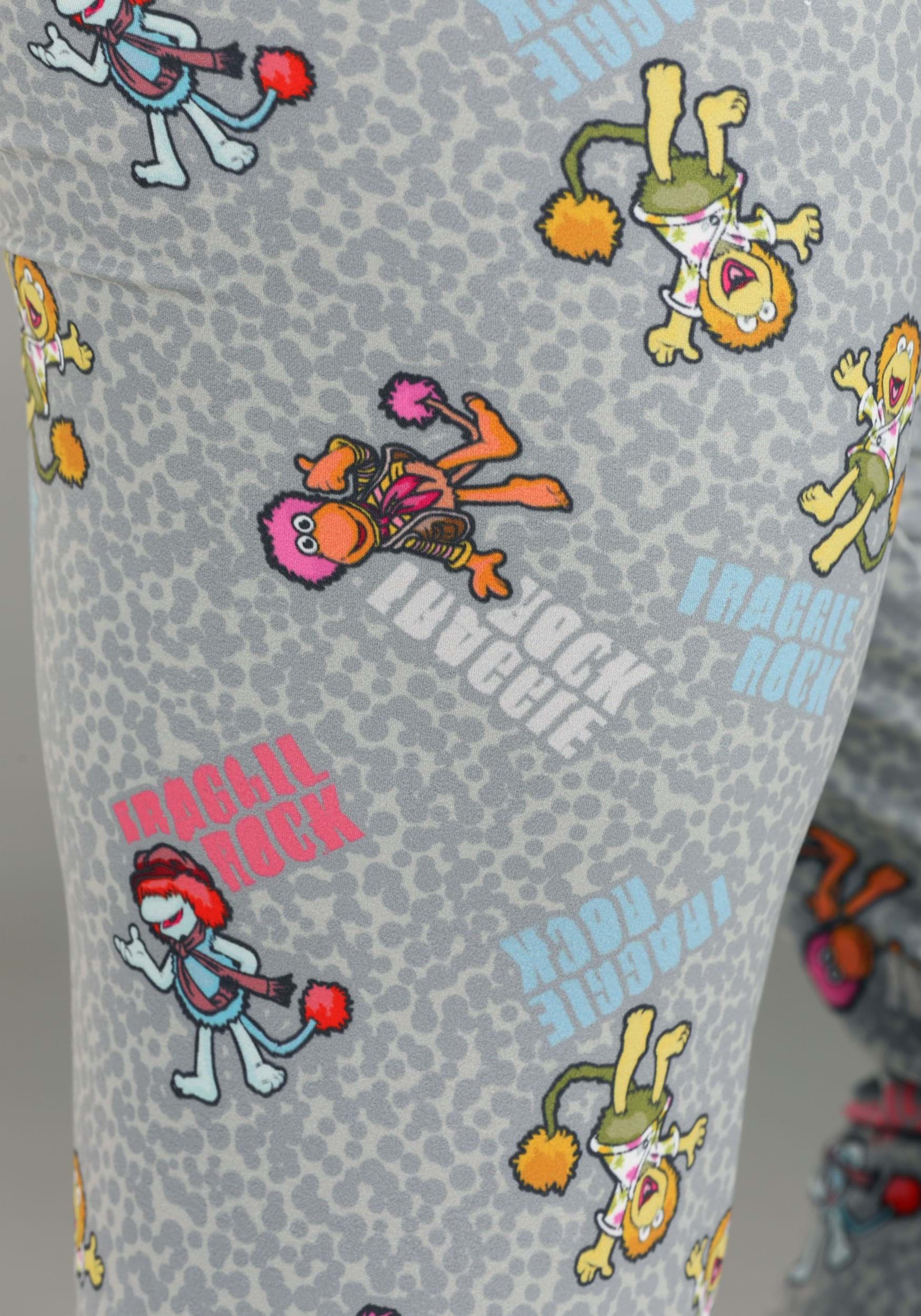 Adult Fraggle Rock AOP Leggings 2 Adult Fraggle Rock AOP Leggings