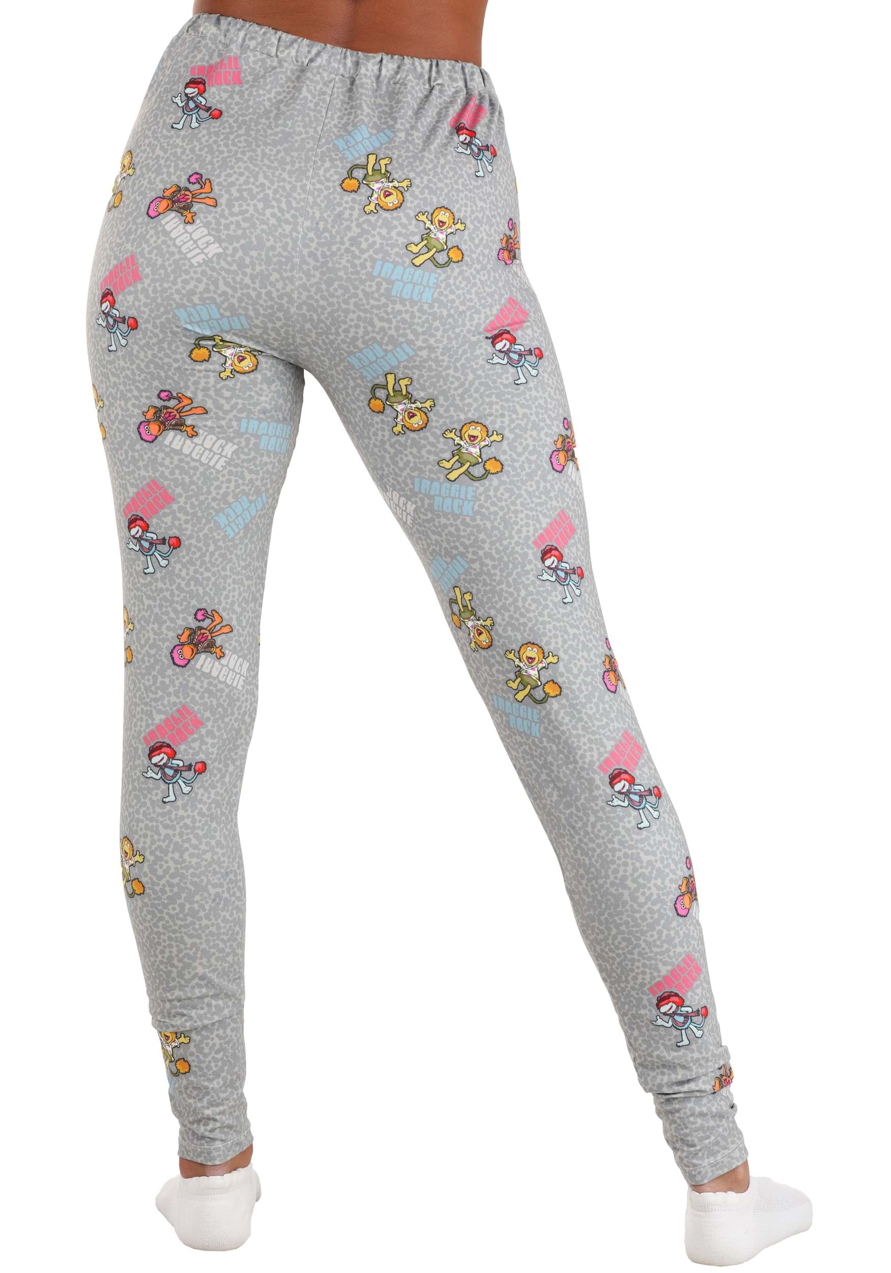 Adult Fraggle Rock AOP Leggings 3 Adult Fraggle Rock AOP Leggings