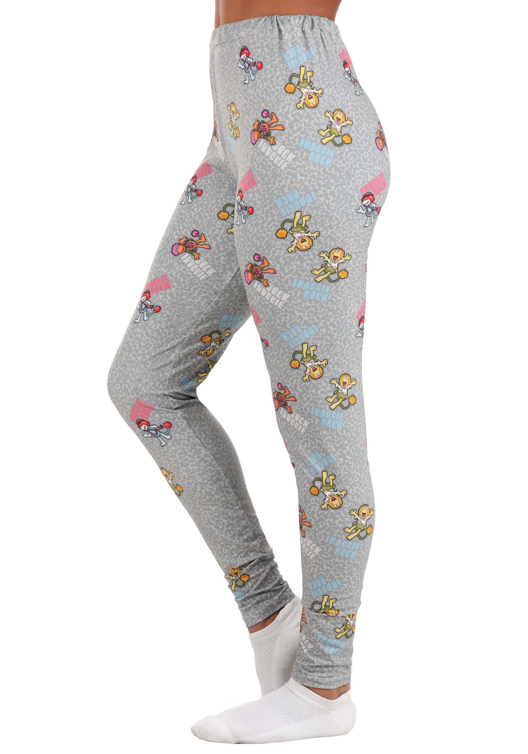 Adult Fraggle Rock AOP Leggings 4 Adult Fraggle Rock AOP Leggings