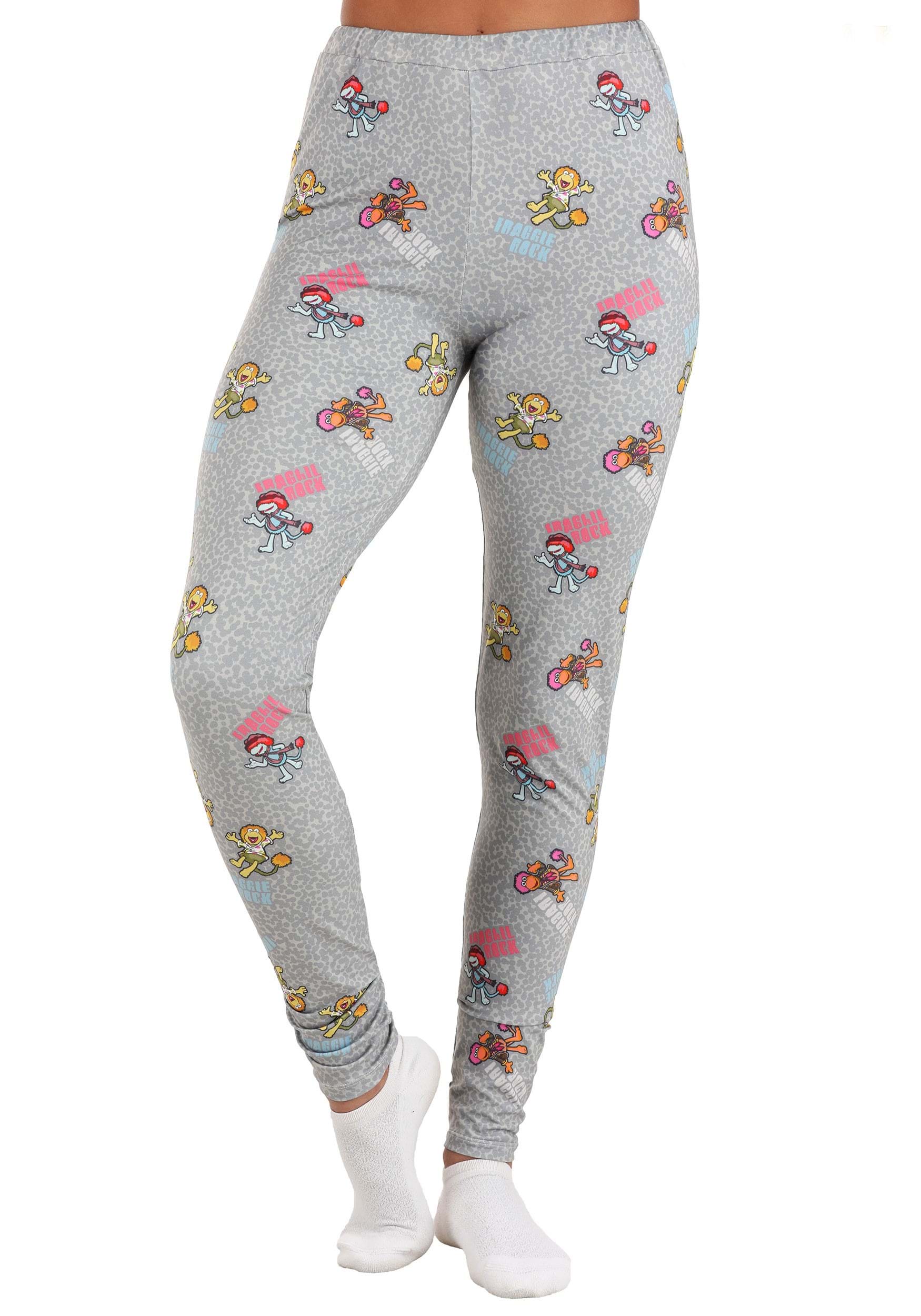 Adult Fraggle Rock AOP Leggings 5 Adult Fraggle Rock AOP Leggings