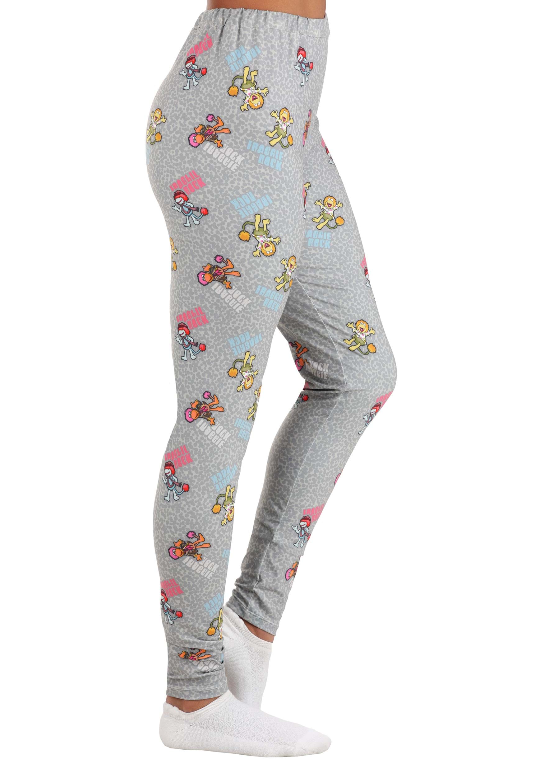 Adult Fraggle Rock AOP Leggings 6 Adult Fraggle Rock AOP Leggings