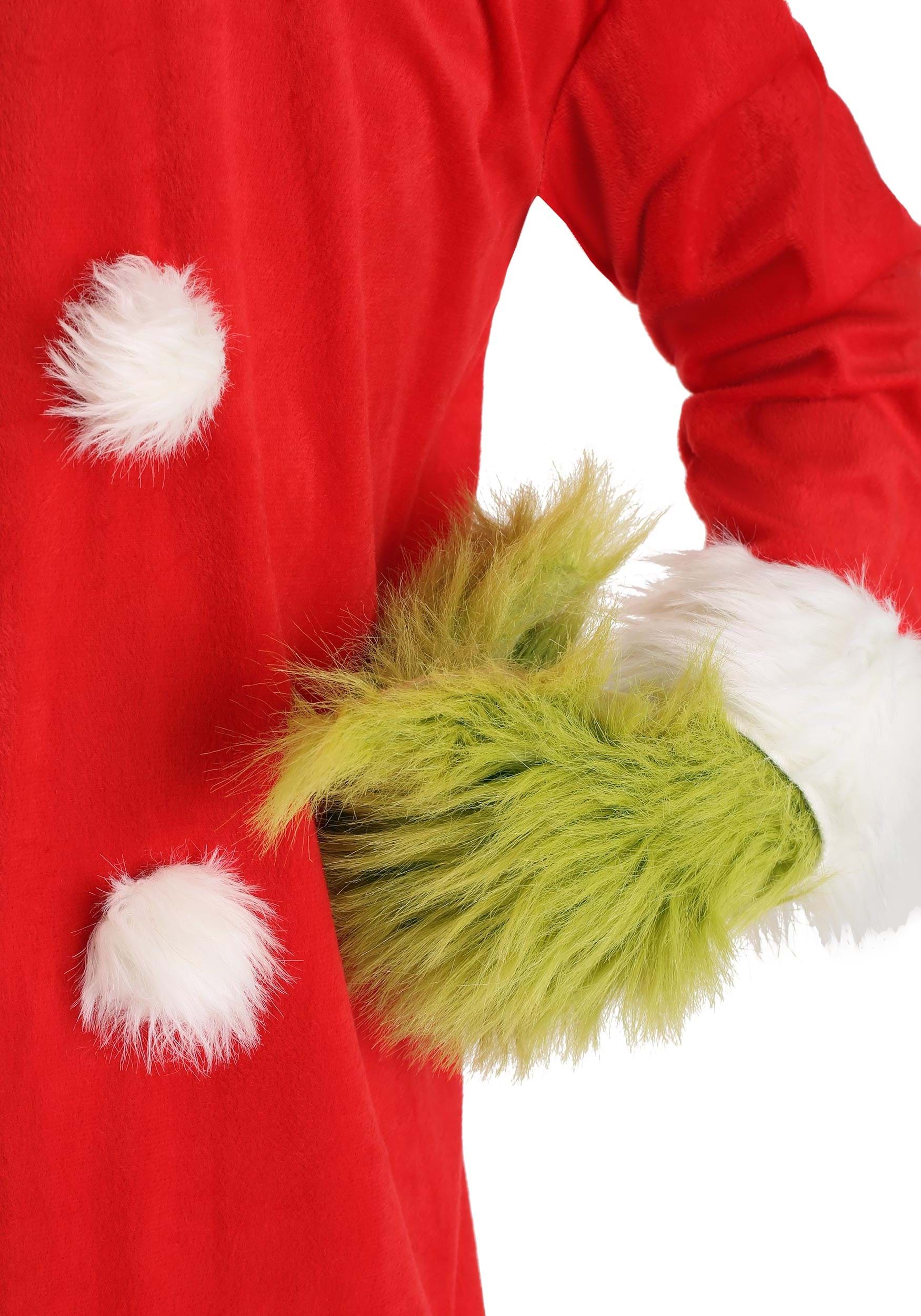 Men's Dr. Seuss Deluxe Grinch Costume 2 Men's Dr. Seuss Deluxe Grinch Costume