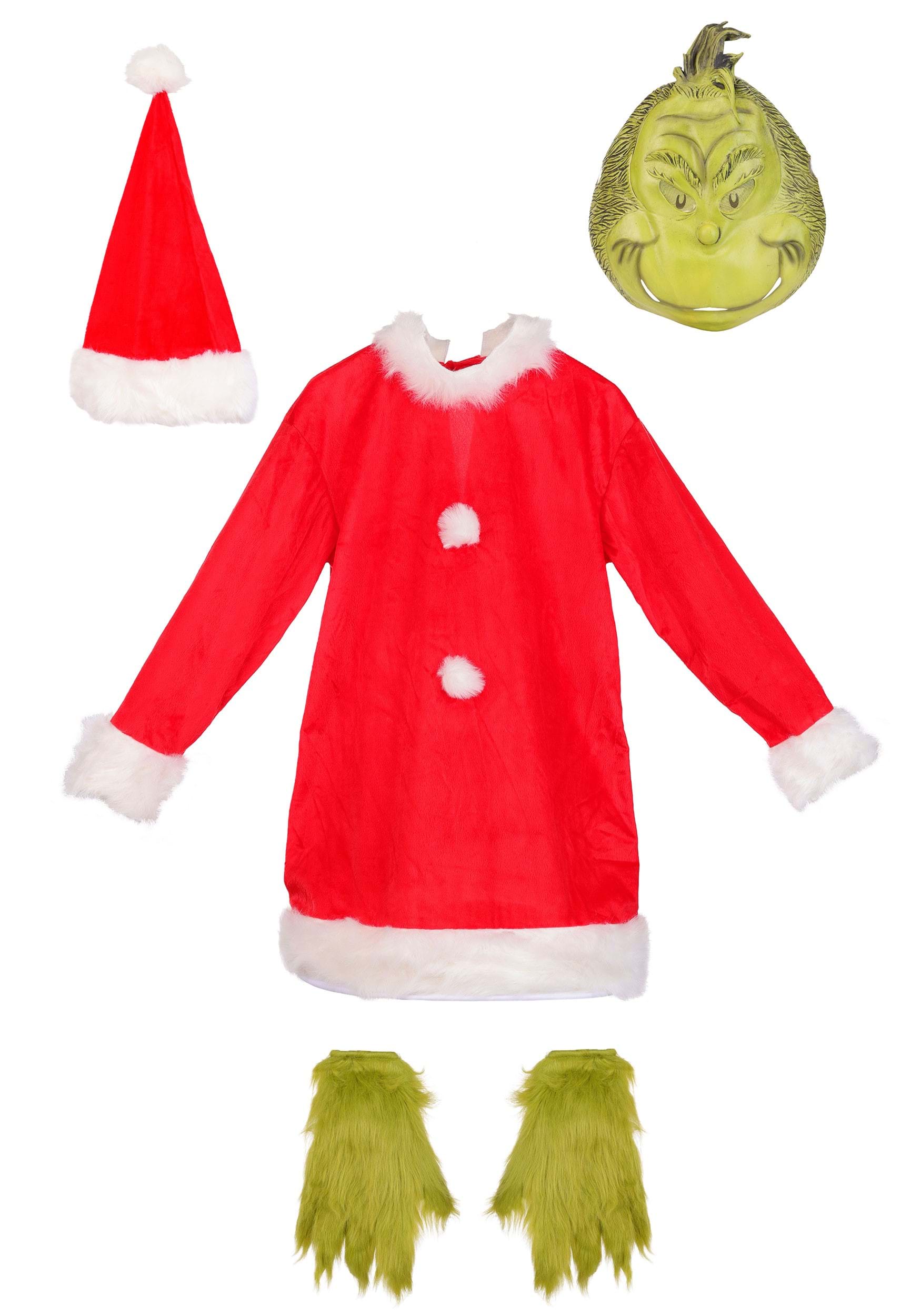 Men's Dr. Seuss Deluxe Grinch Costume 6 Men's Dr. Seuss Deluxe Grinch Costume