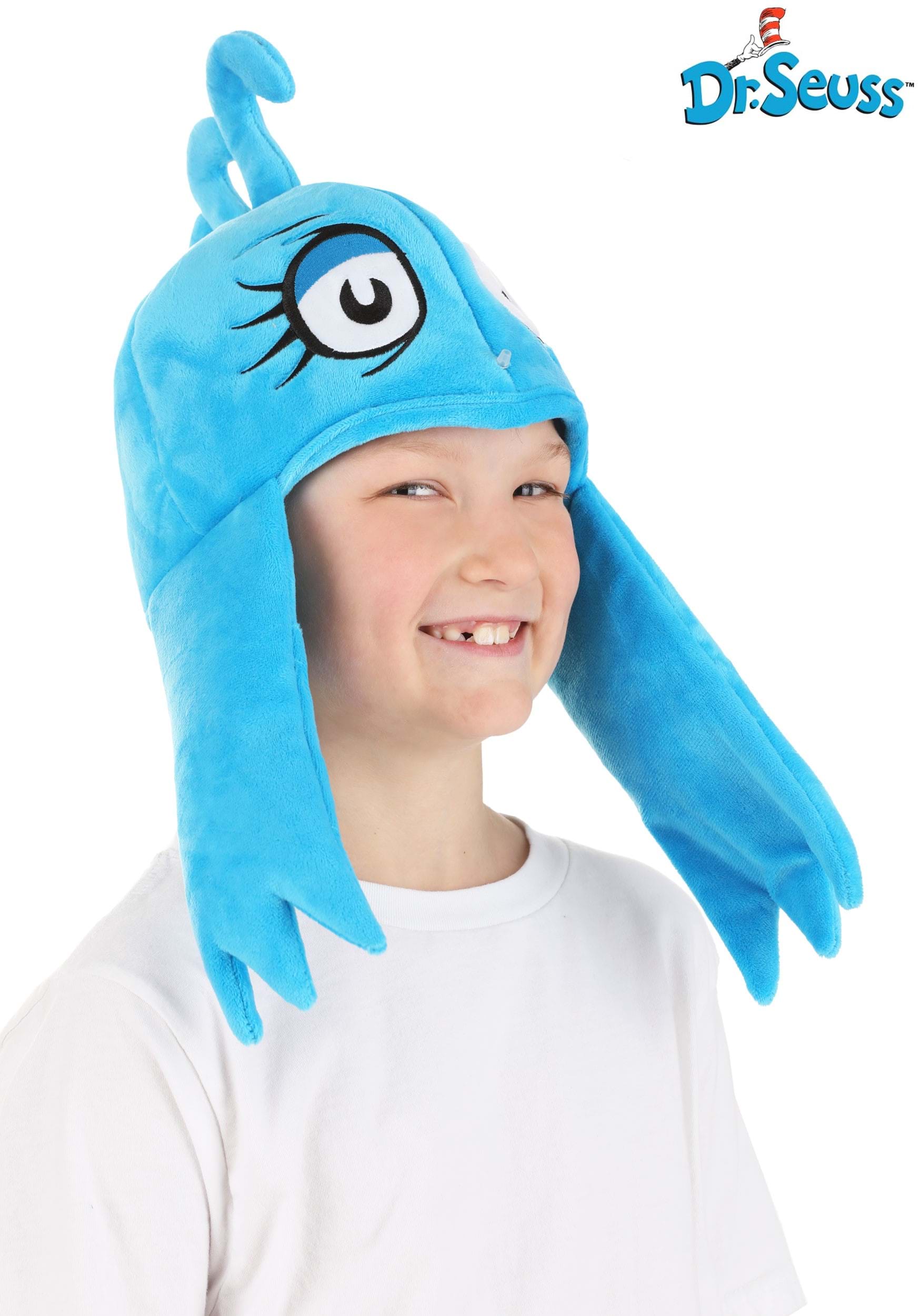 Dr. Seuss Blue Fish Sprazy Costume Hat 1 Dr. Seuss Blue Fish Sprazy Costume Hat