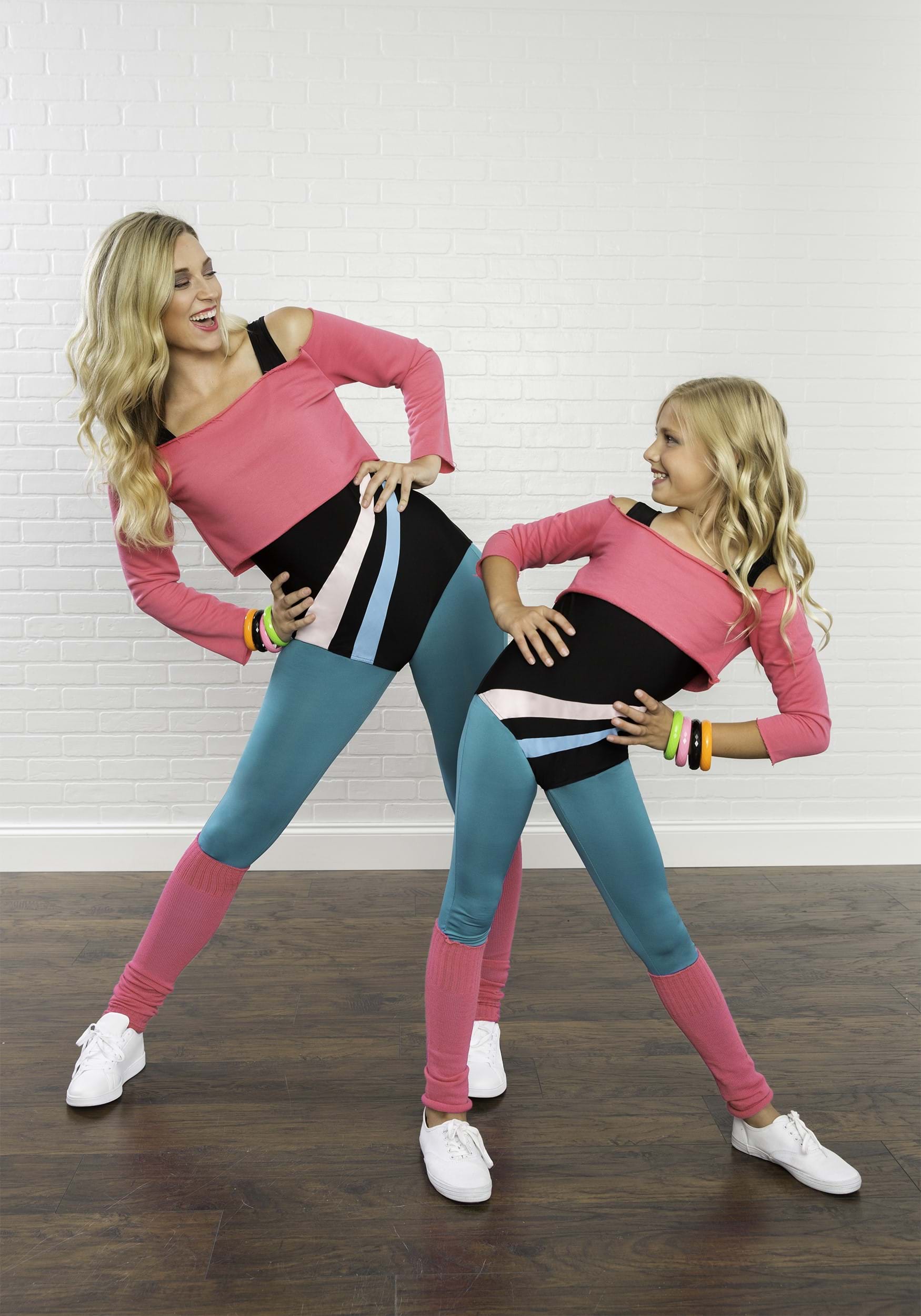 Womens 80's Workout Girl Costume