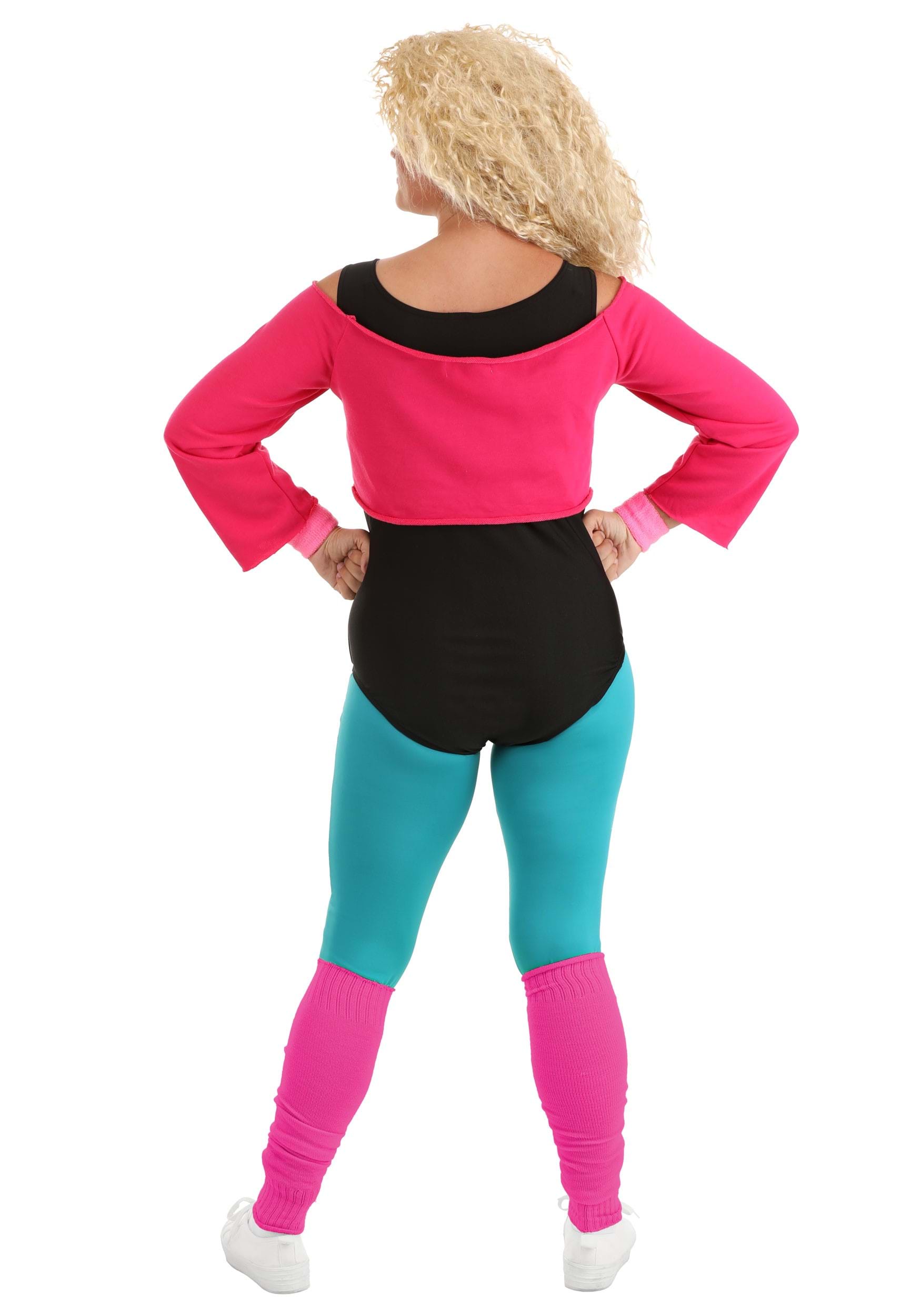 Womens 80's Workout Girl Costume