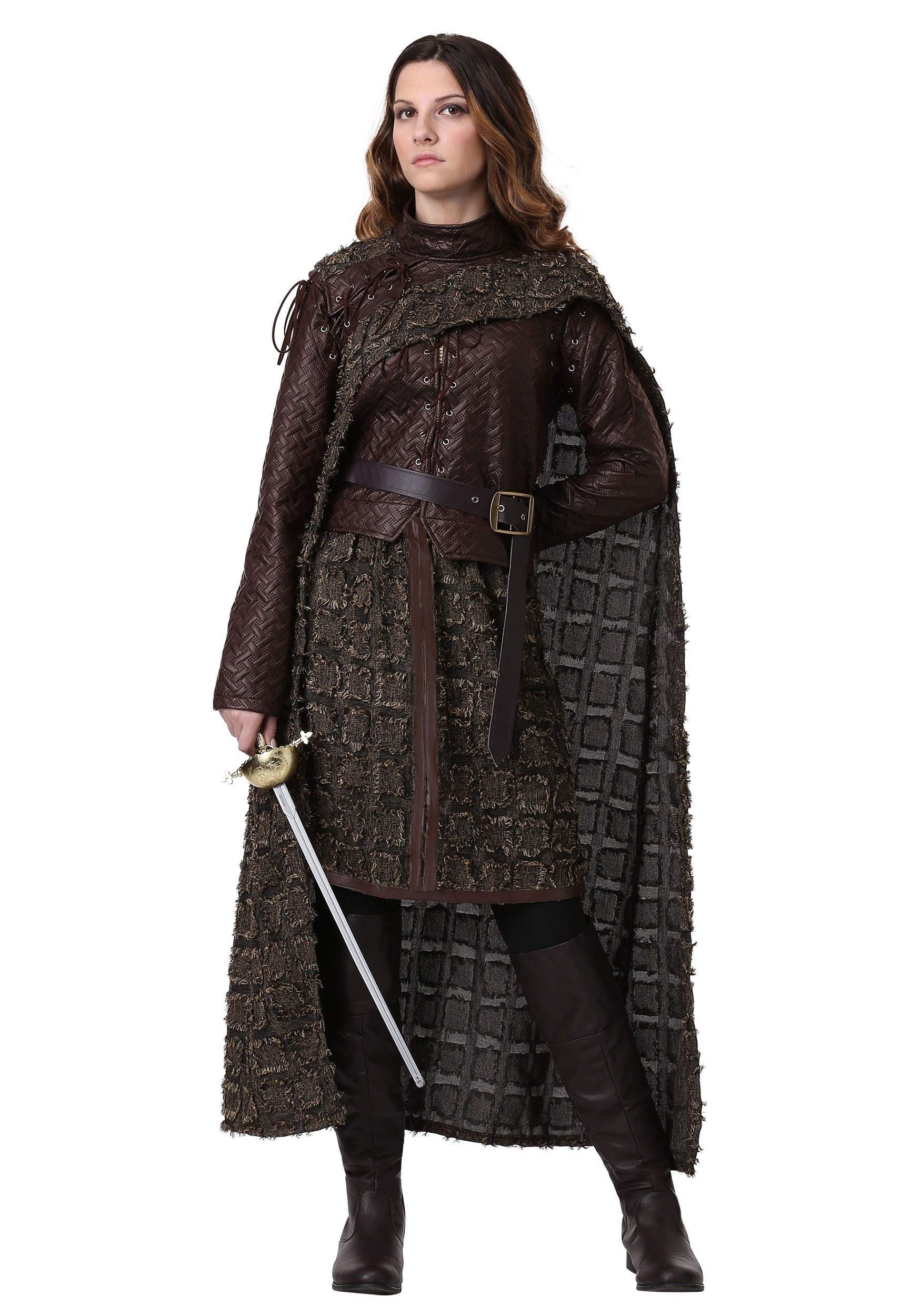 Plus Size Winter Warrior Women's Costume