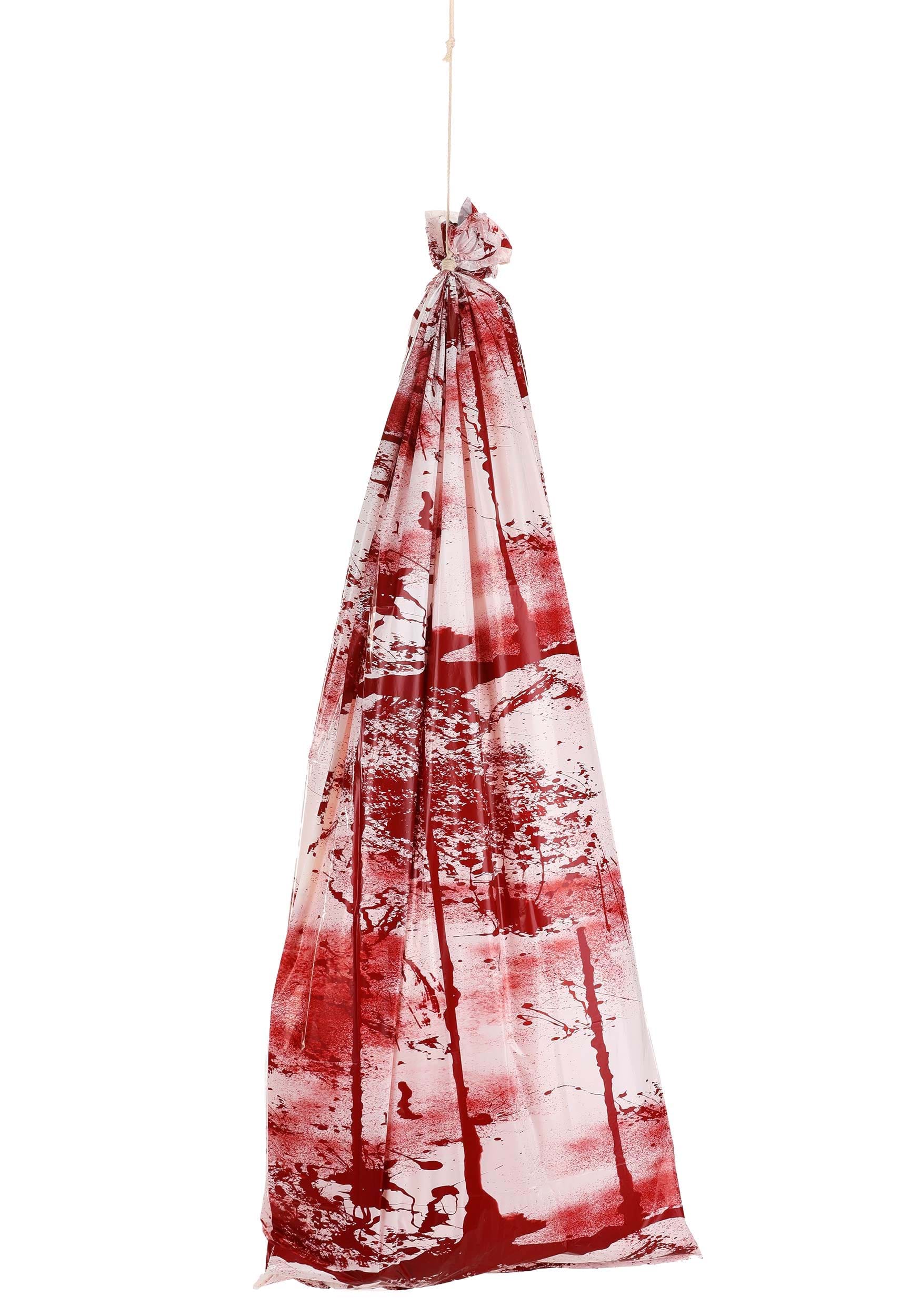 Inflatable 6FT Body in Bloody Body Bag Halloween Prop 2 Inflatable 6FT Body in Bloody Body Bag Halloween Prop