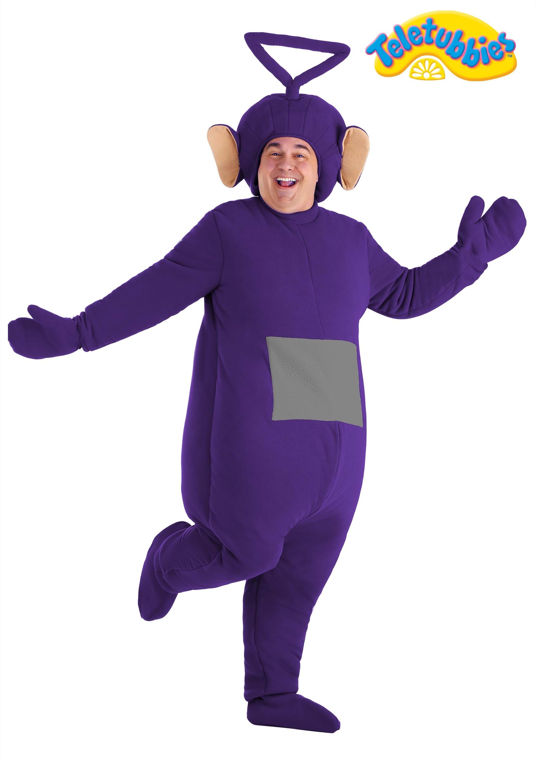 Adult Plus Size Tinky Winky Teletubbies Costume 1 Adult Plus Size Tinky Winky Teletubbies Costume