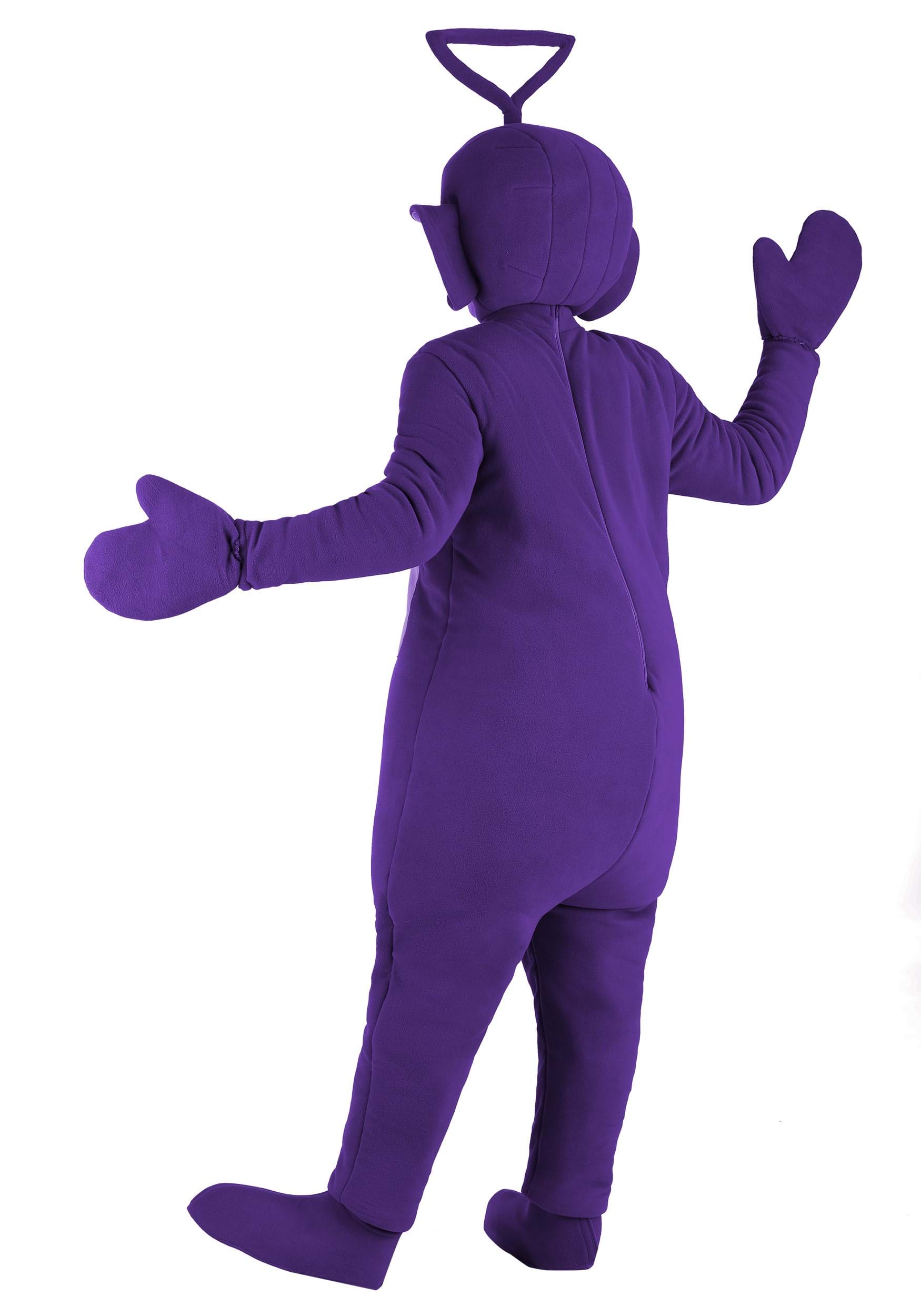 Adult Plus Size Tinky Winky Teletubbies Costume 5 Adult Plus Size Tinky Winky Teletubbies Costume