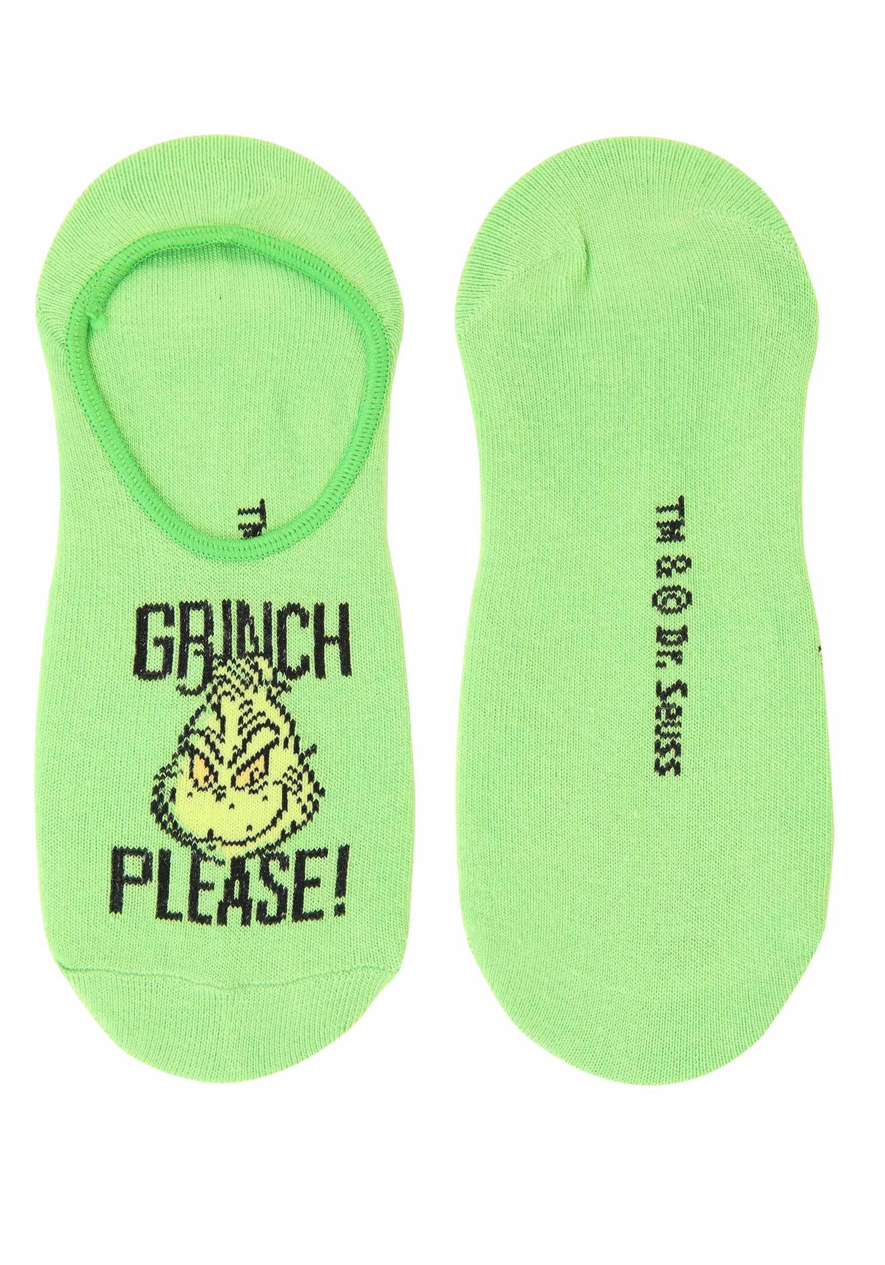 No-Show Dr. Seuss Grinch 6-Pack Socks