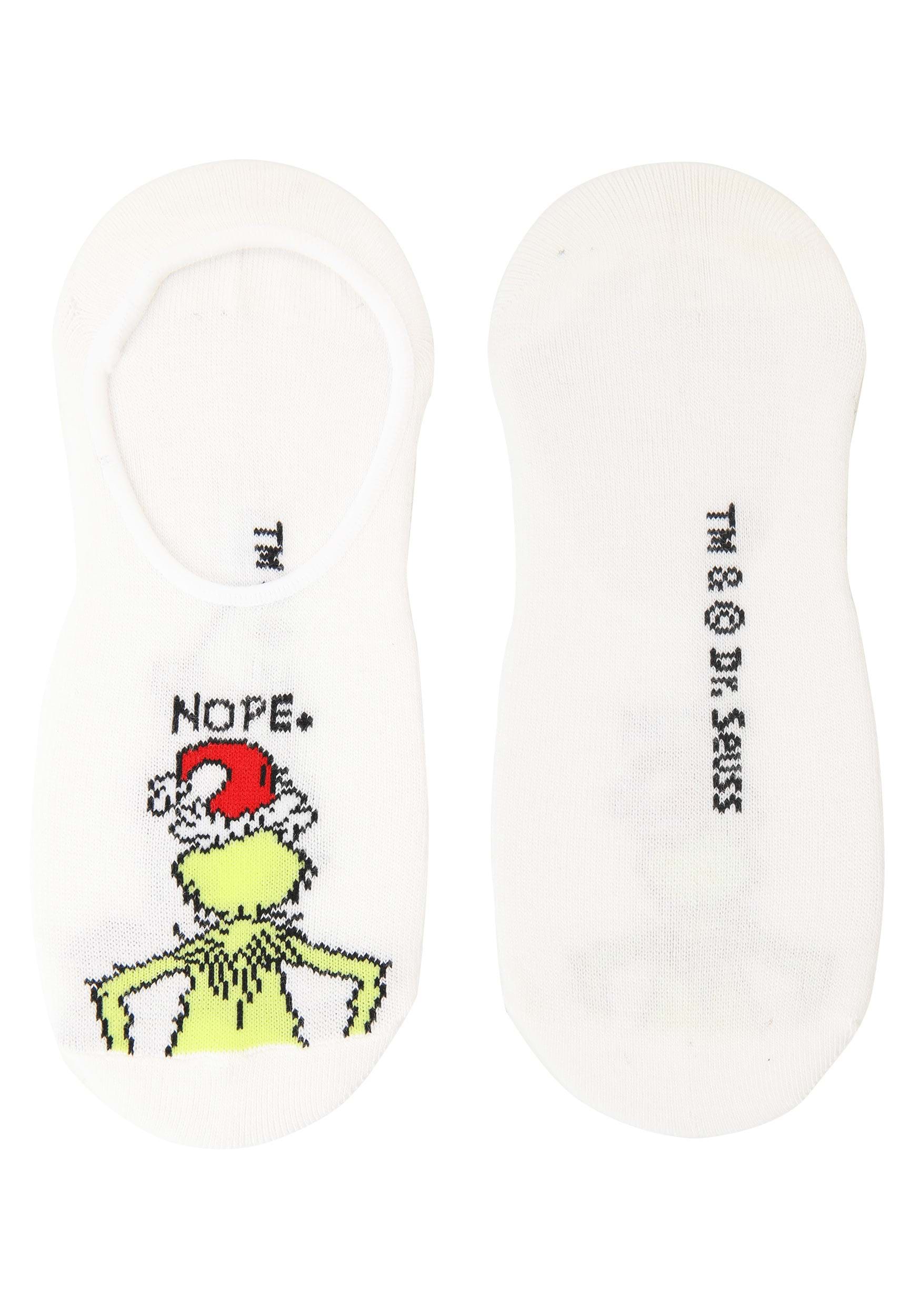 No-Show Dr. Seuss Grinch 6-Pack Socks