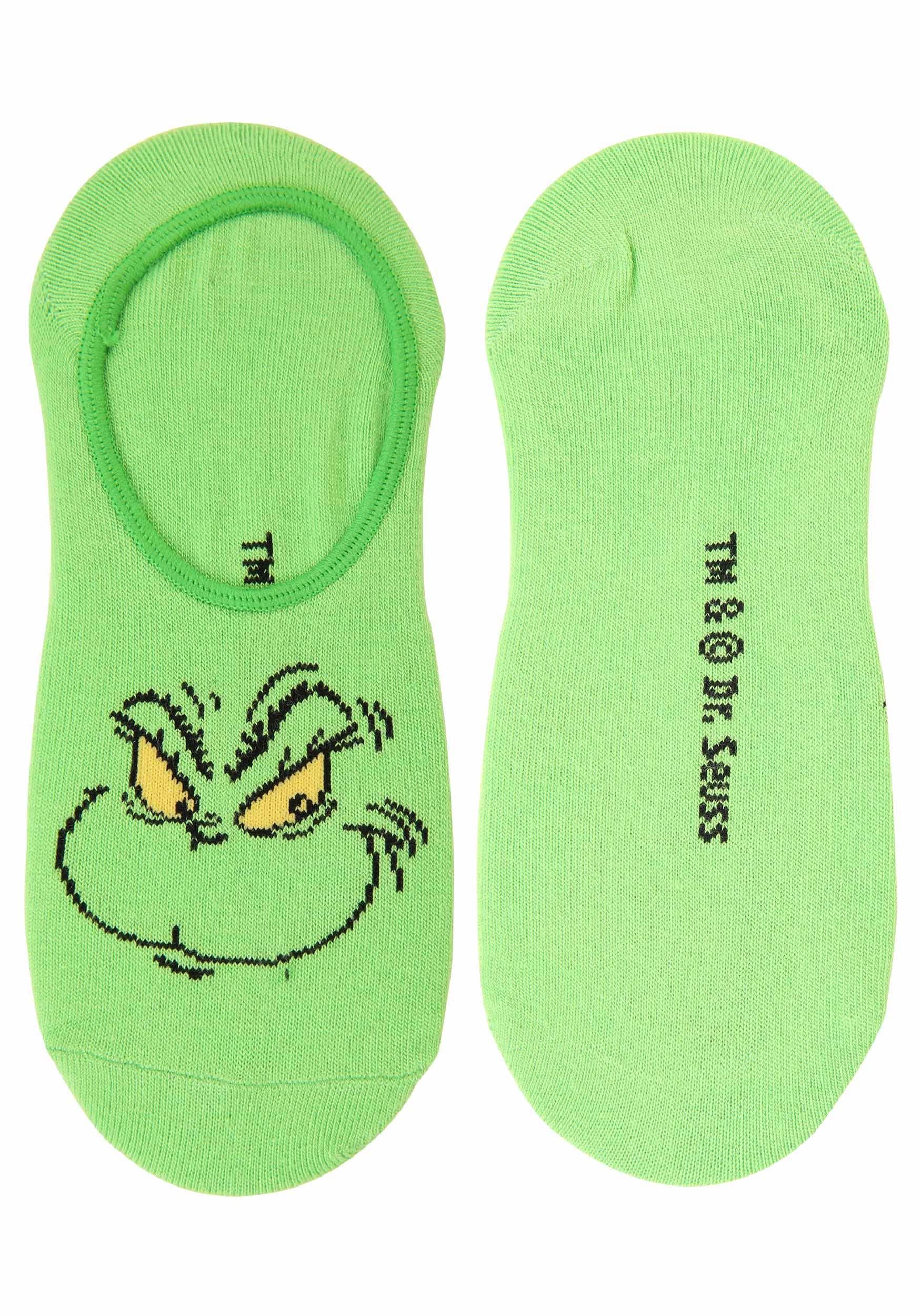 No-Show Dr. Seuss Grinch 6-Pack Socks