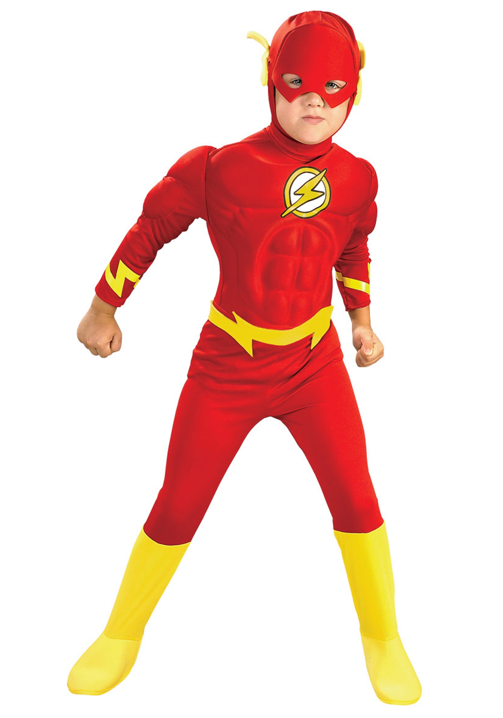 Deluxe Muscle Chest Flash Costume for Kid's