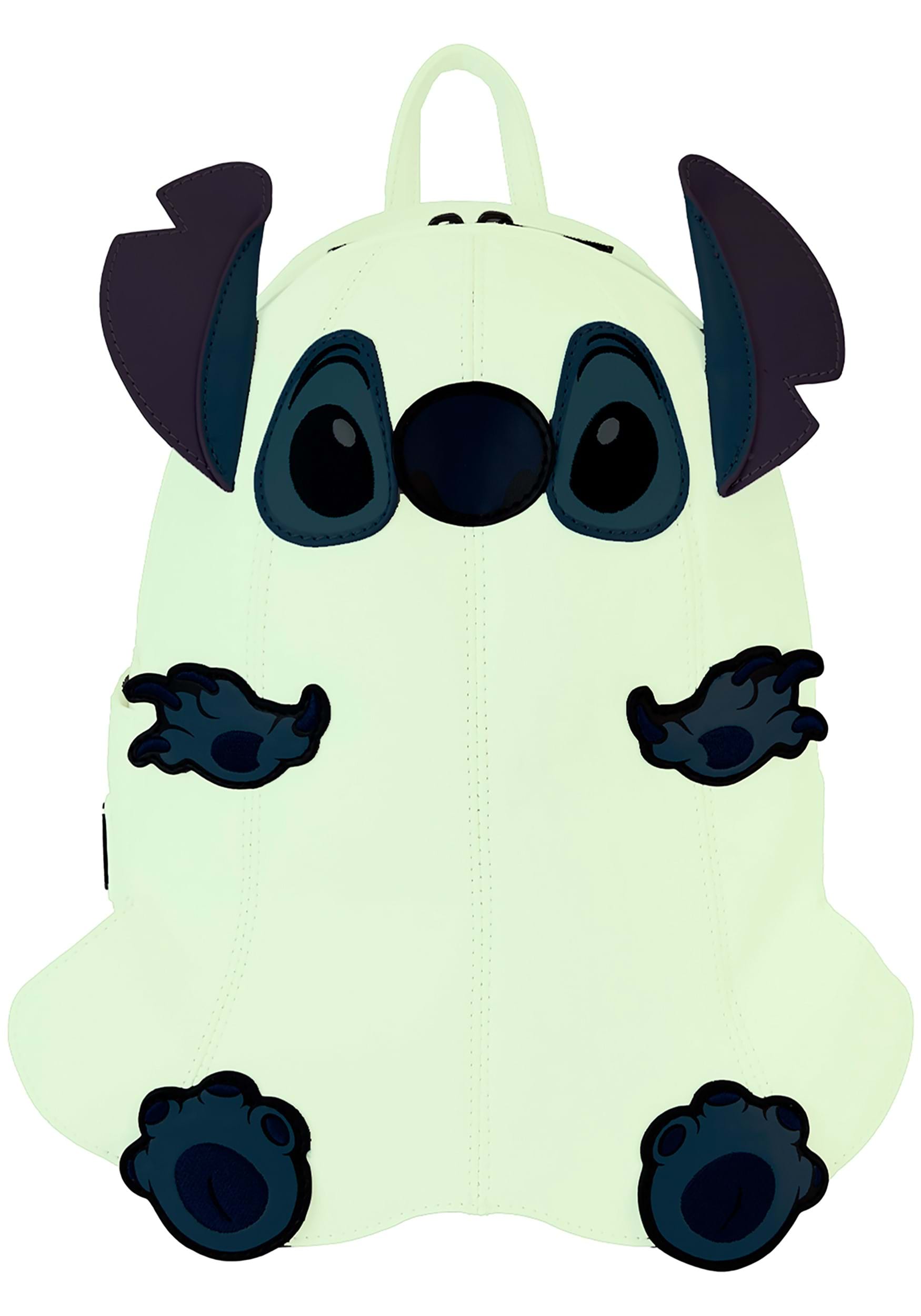 Loungefly Disney Stitch Ghost Costume Figural Glow Mini Backpack