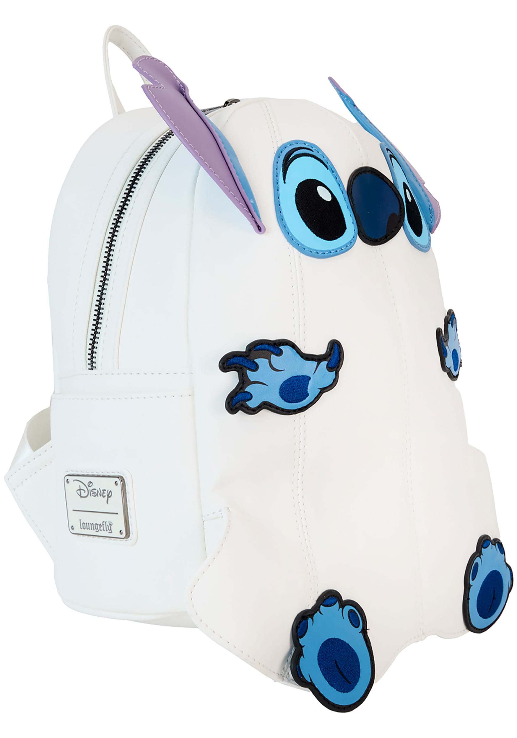 Loungefly Disney Stitch Ghost Costume Figural Glow Mini Backpack