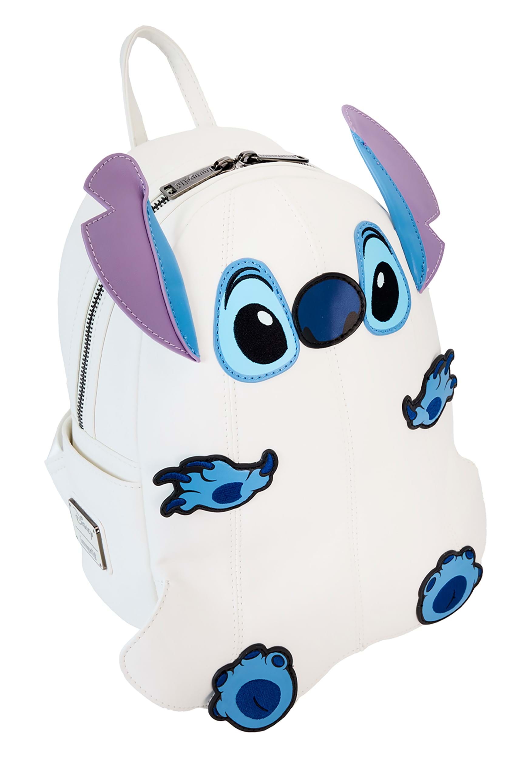 Loungefly Disney Stitch Ghost Costume Figural Glow Mini Backpack